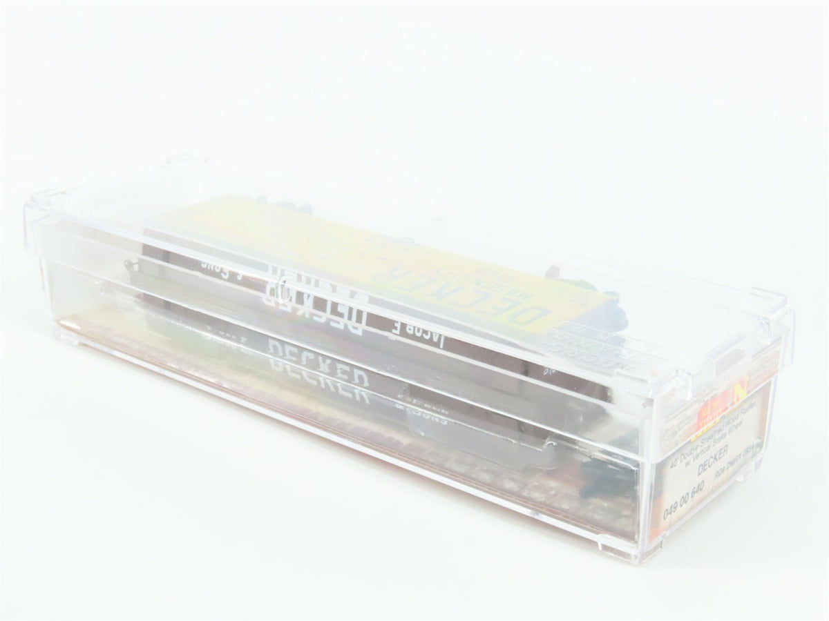 N Scale Micro-Trains MTL 04900640 DMRX Decker Mason City 40&#39; Wood Reefer #2834