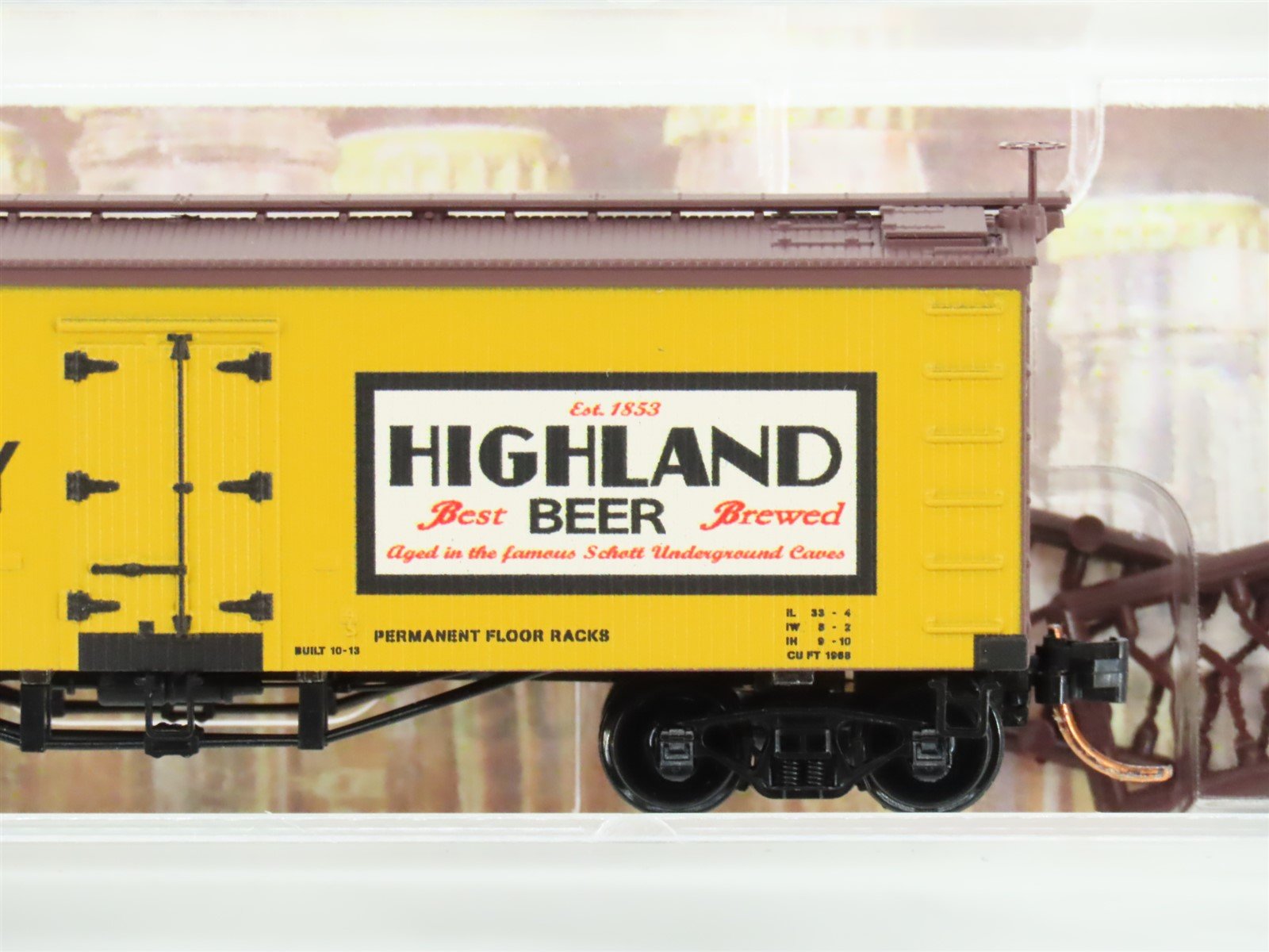 N Scale Micro-Trains MTL 05800170 GARE Schott Brewing 36' Wood Reefer #9905