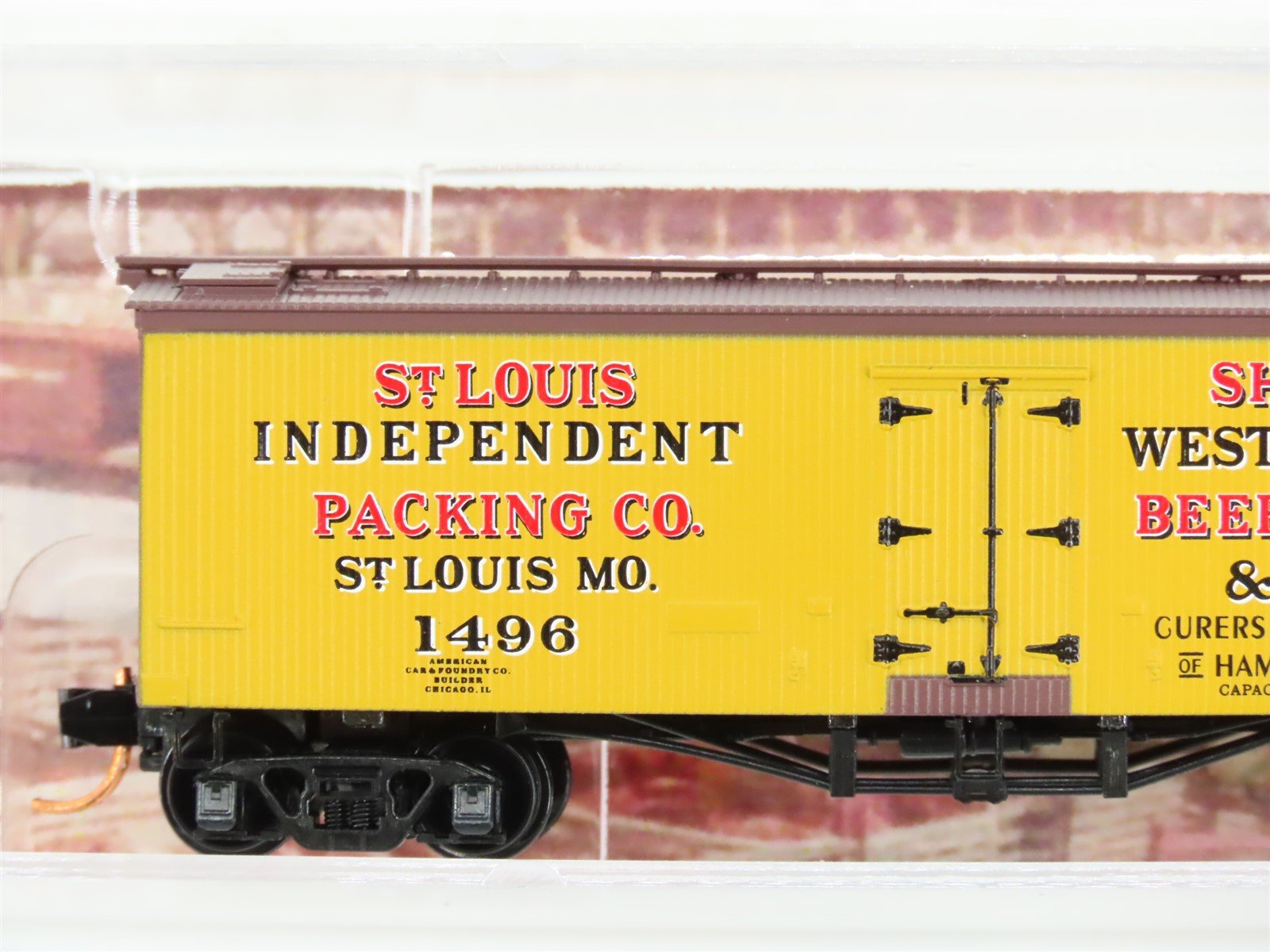 N Scale Micro-Trains MTL 05800120 SLIX St Louis Independent 36' Reefer #1496