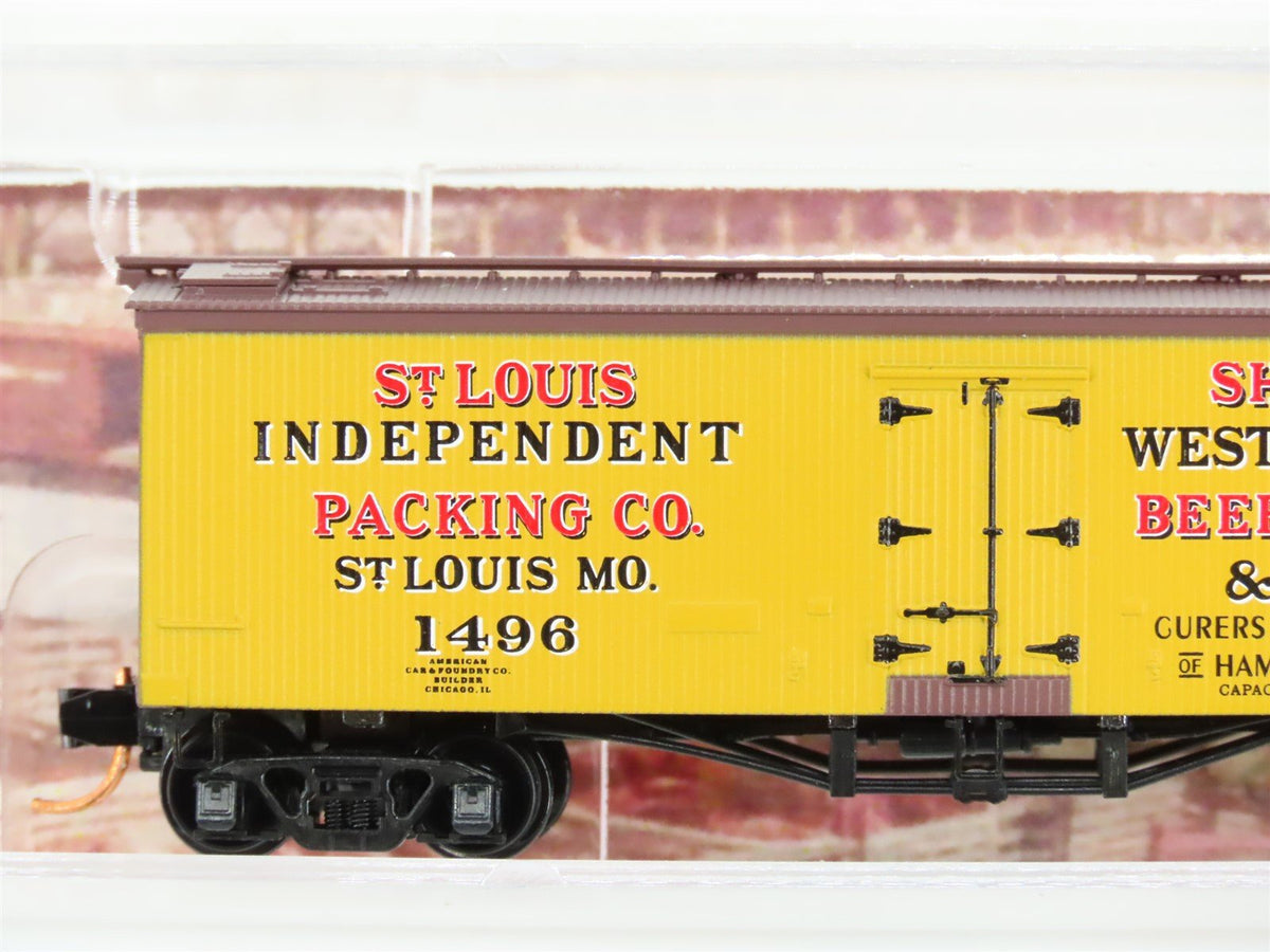 N Scale Micro-Trains MTL 05800120 SLIX St Louis Independent 36&#39; Reefer #1496