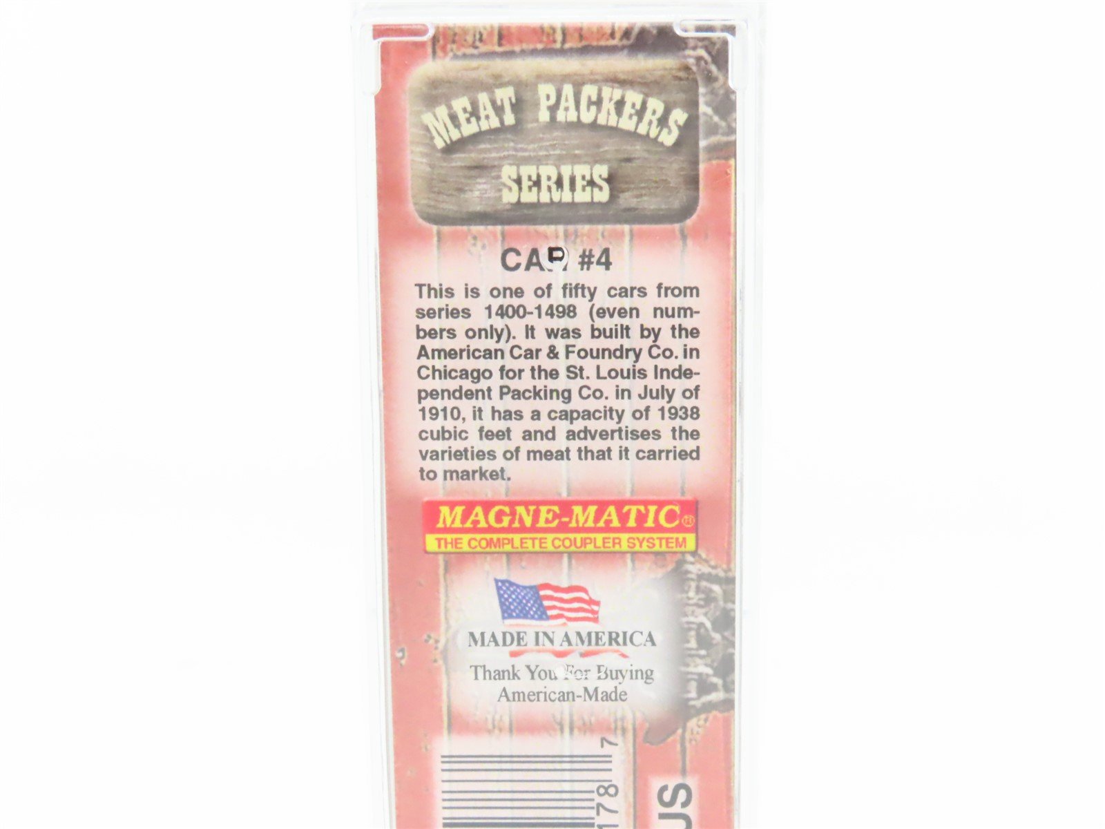 N Scale Micro-Trains MTL 05800120 SLIX St Louis Independent 36' Reefer #1496