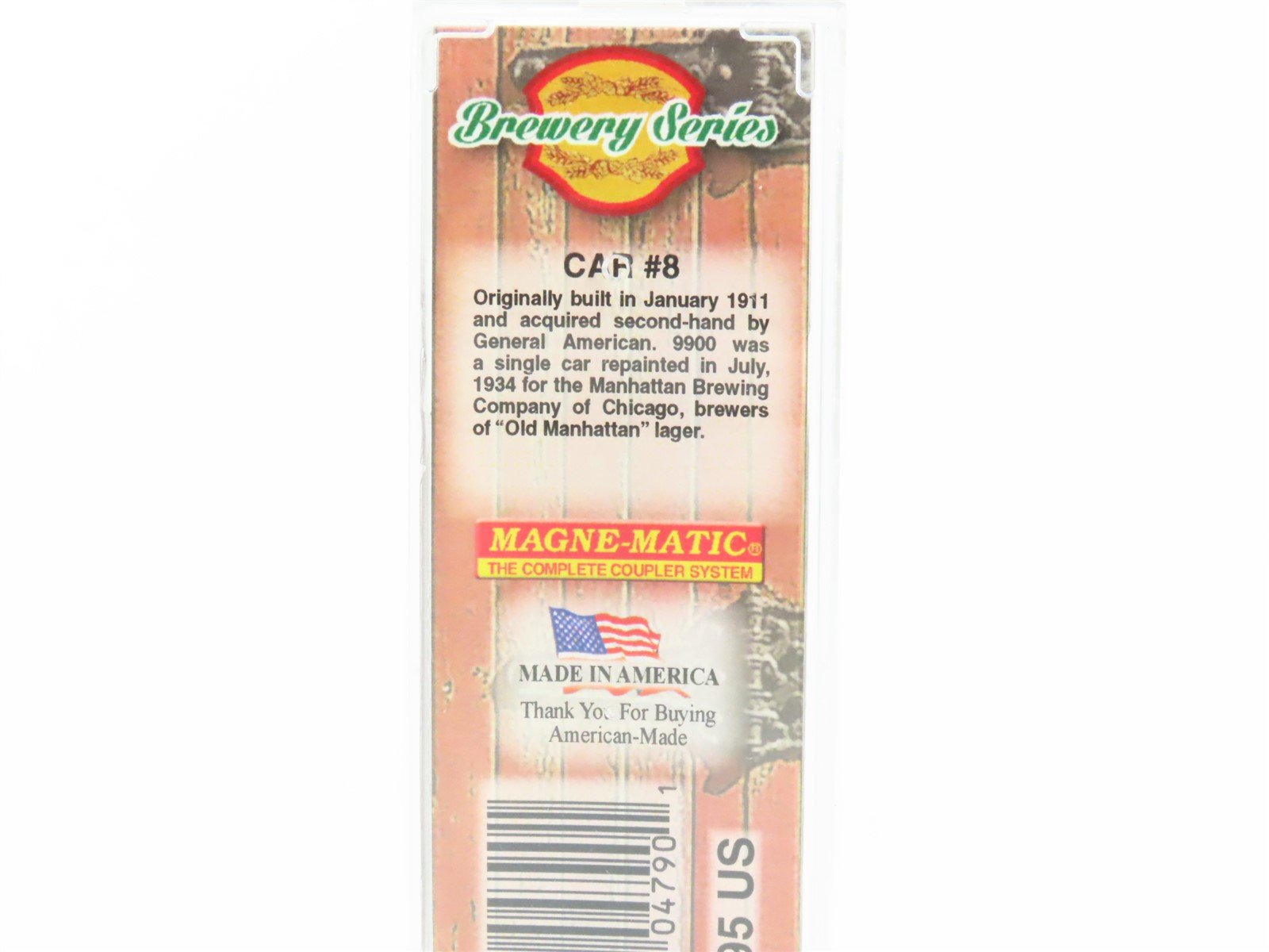 N Scale Micro-Trains MTL 05800190 GARE Old Manhattan Beer 36' Wood Reefer #9900