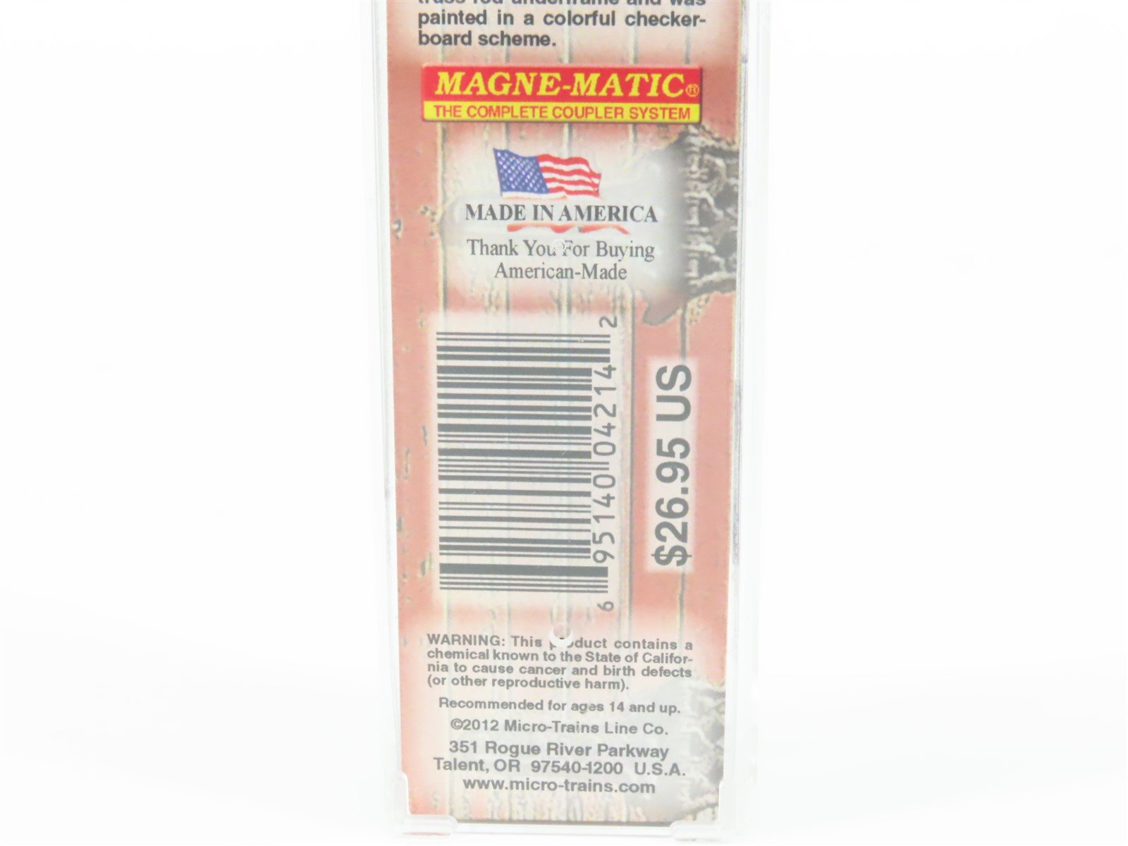 N Scale Micro-Trains MTL 05800130 KRLX Kingman's Reliable 36' Wood Reefer #237