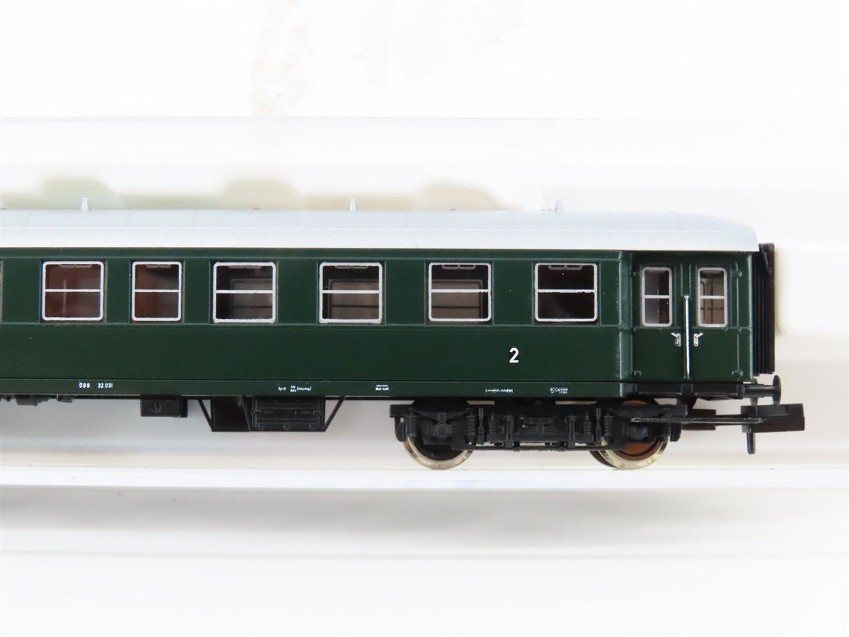 N Scale Fleischmann 867711 OBB Fast Train 2nd Class Coach Passenger Car #32031