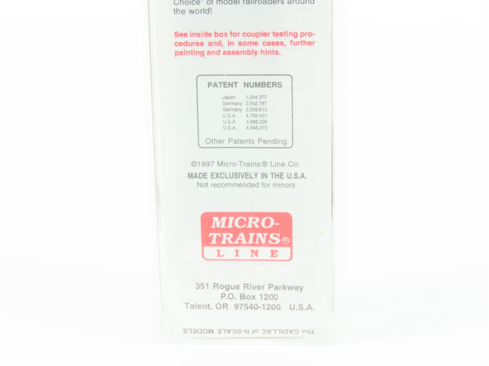 N Scale Micro-Trains MTL 22040 NP Route of the Vista-Dome 40' Box Car #8723