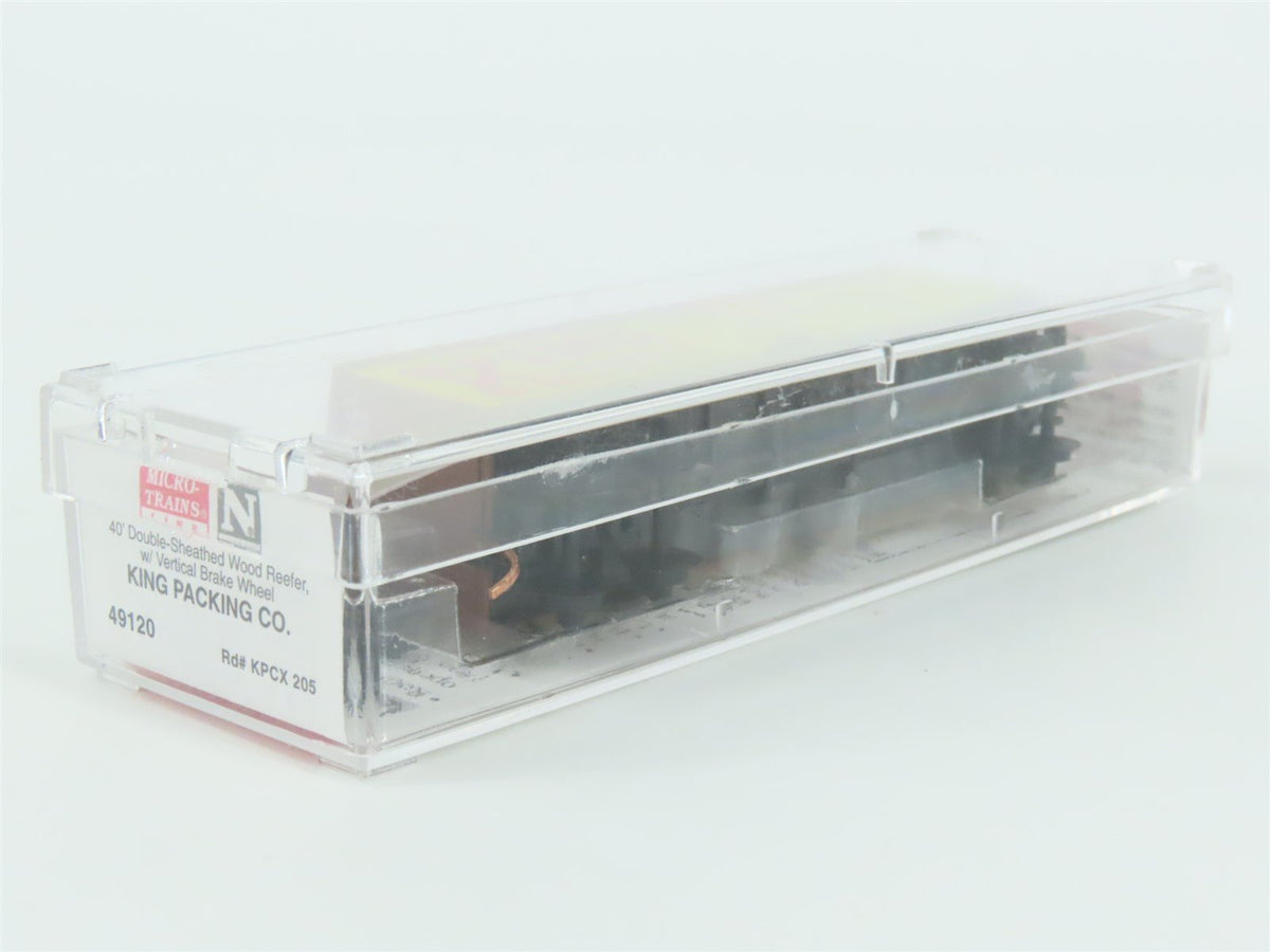 N Scale Micro-Trains MTL 49120 KPCX King Packing Co 40&#39; Wood Reefer #205