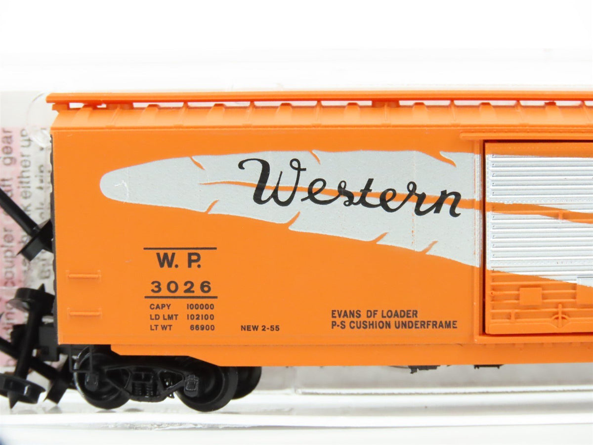 N Scale Micro-Trains MTL 03100290 WP Western Pacific Feather 50&#39; Box Car #3026