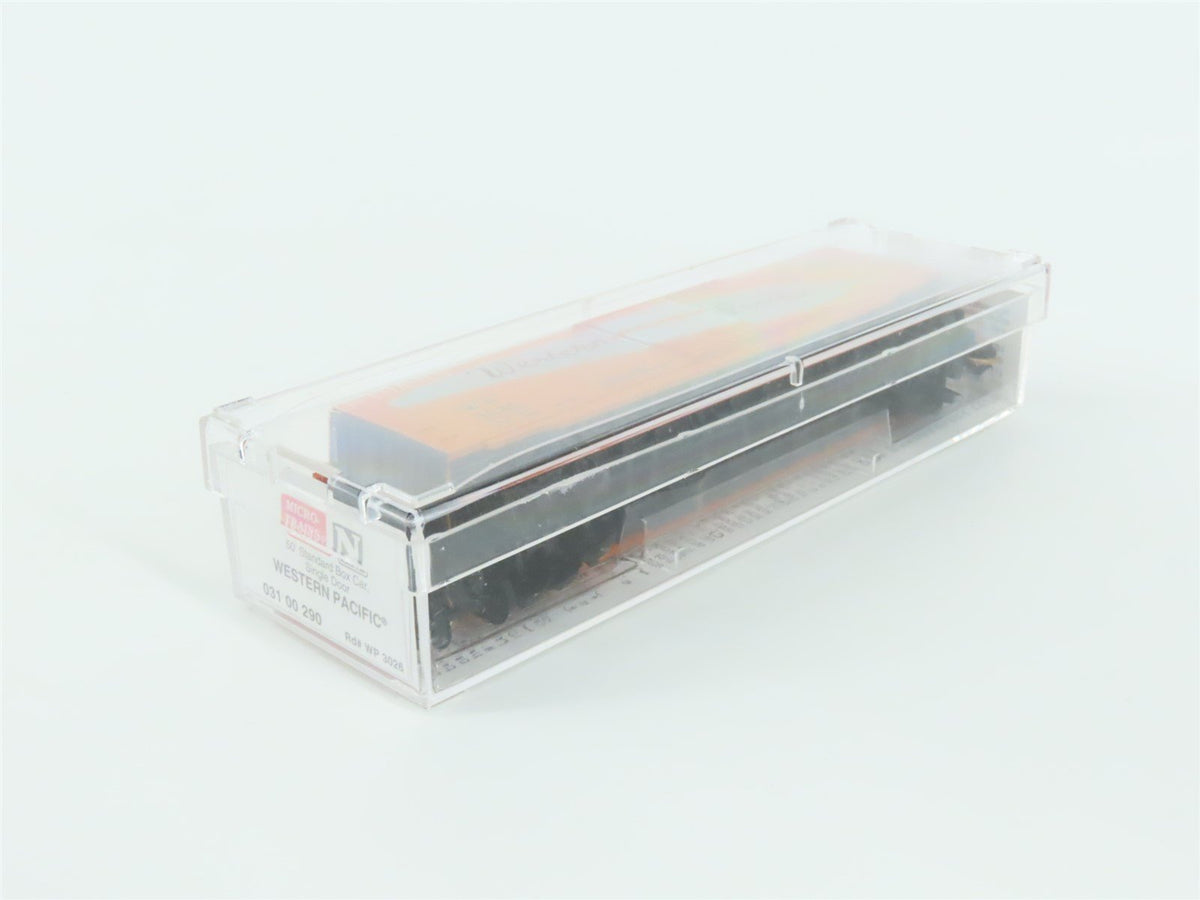 N Scale Micro-Trains MTL 03100290 WP Western Pacific Feather 50&#39; Box Car #3026