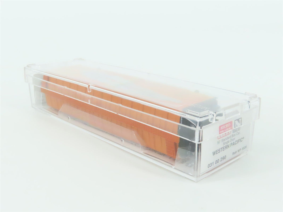 N Scale Micro-Trains MTL 03100290 WP Western Pacific Feather 50&#39; Box Car #3026