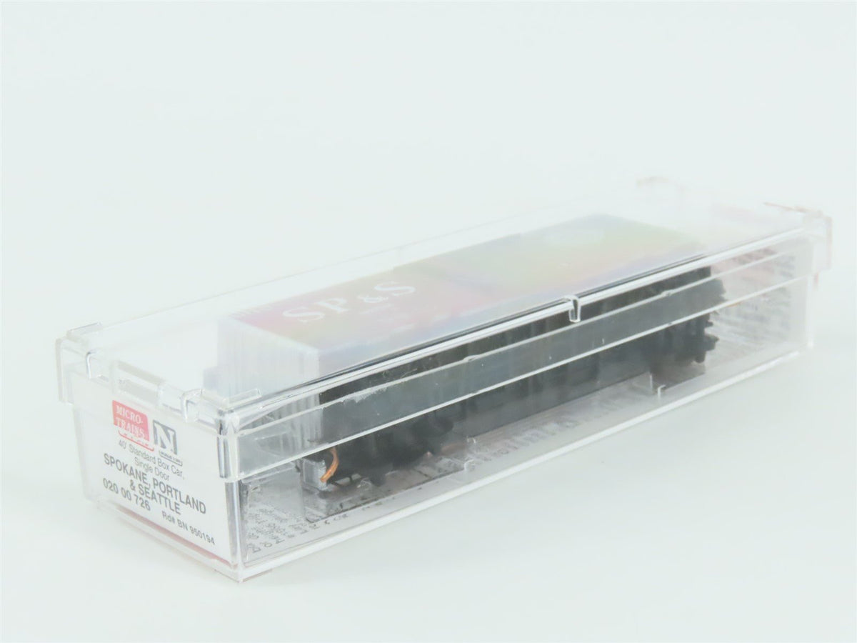N Micro-Trains MTL 02000726 BN SP&amp;S Spokane Portland &amp; Seattle Box Car #950194