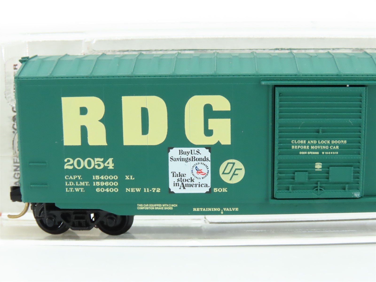 N Scale Micro-Trains MTL 77020 RDG Reading 50' Single Door Box Car #20054