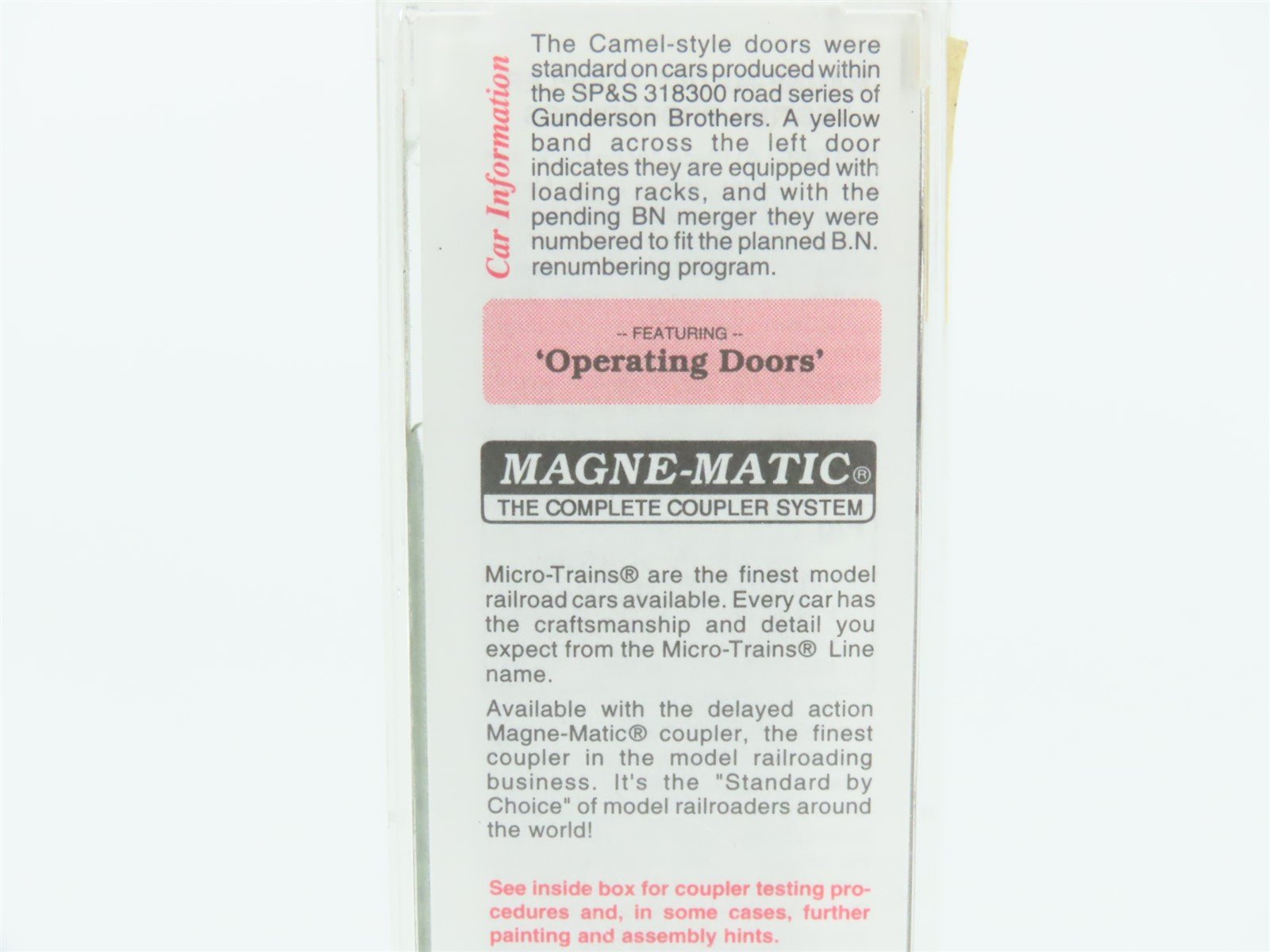 N Micro-Trains MTL 34040 SP&S Spokane Portland & Seattle 50' Box Car #318340