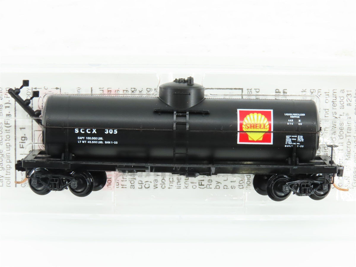 N Scale Micro-Trains MTL 65520 SCCX Shell 39&#39; Single Dome Tank Car #305
