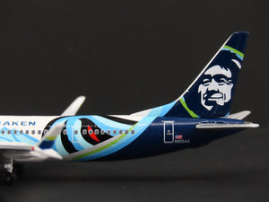 1:400 AeroClassics BBX41636 Die-Cast Alaska 737 MAX Airliner 