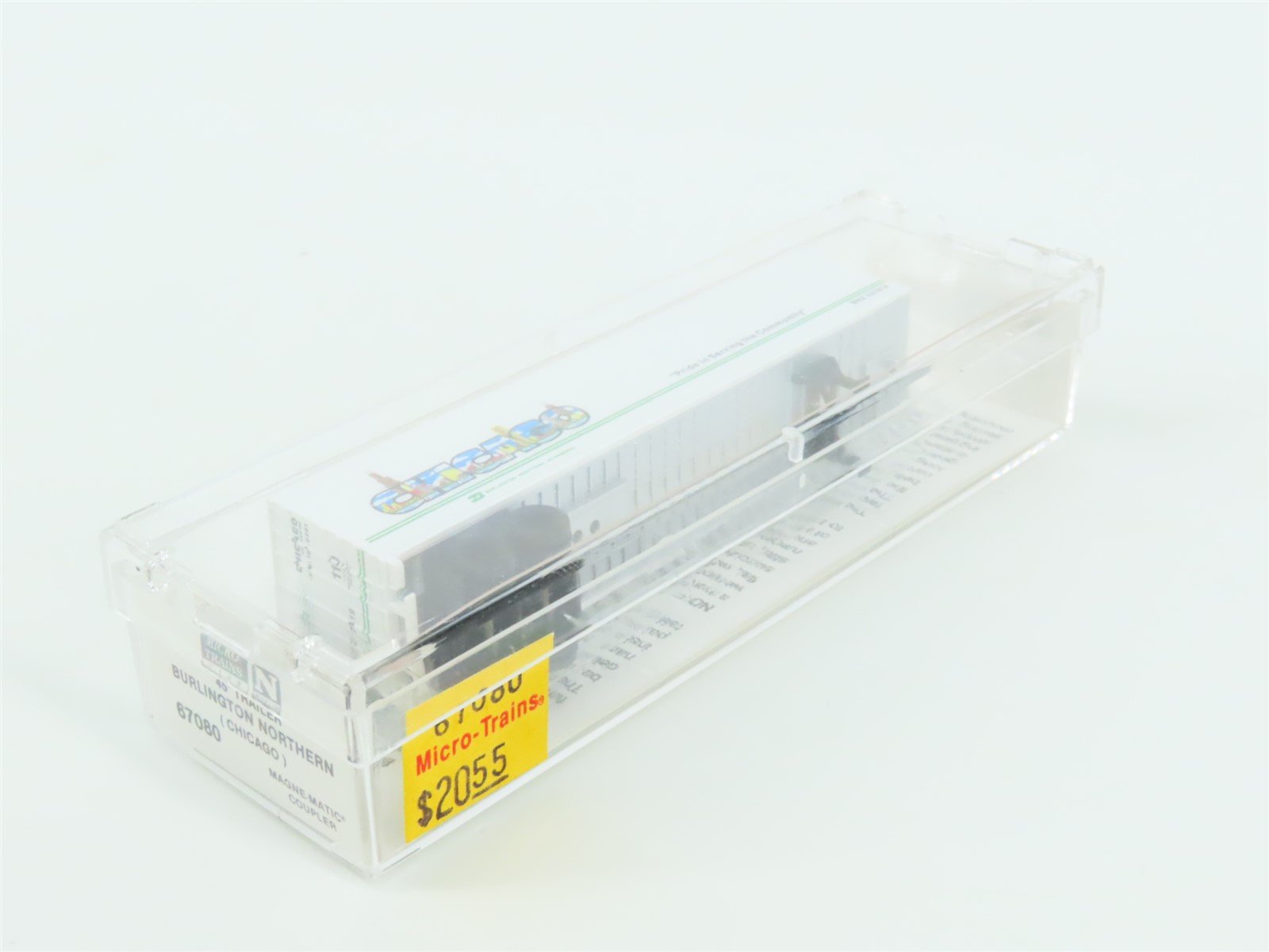 N Scale Micro-Trains MTL 67080 BNZ Intermodal Chicago 45' Trailer #237819