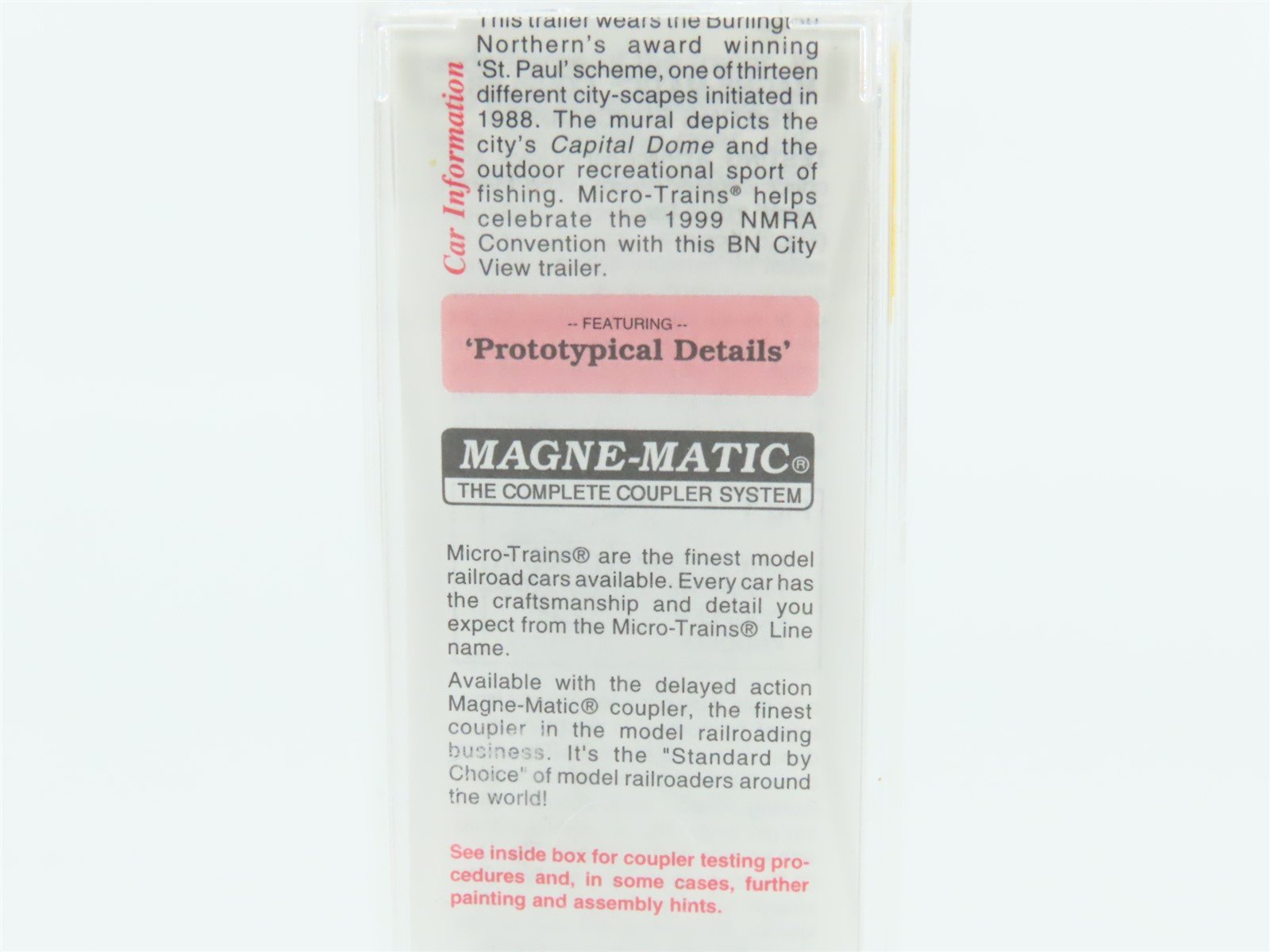 N Scale Micro-Trains MTL 67130 BNZ Intermodal St Paul 45' Trailer #237850