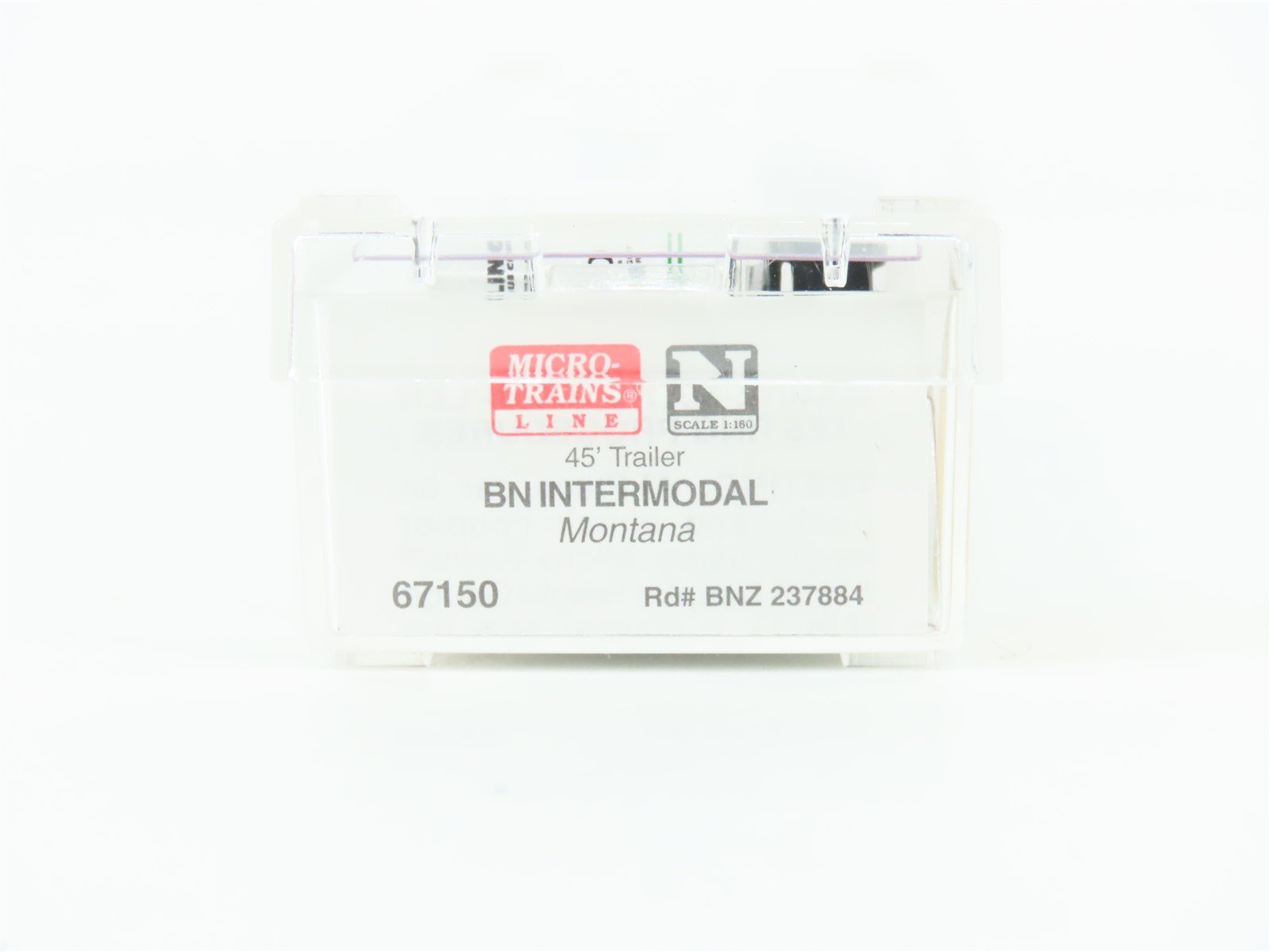 N Scale Micro-Trains MTL 67150 BNZ Intermodal Montana 45' Trailer #237884