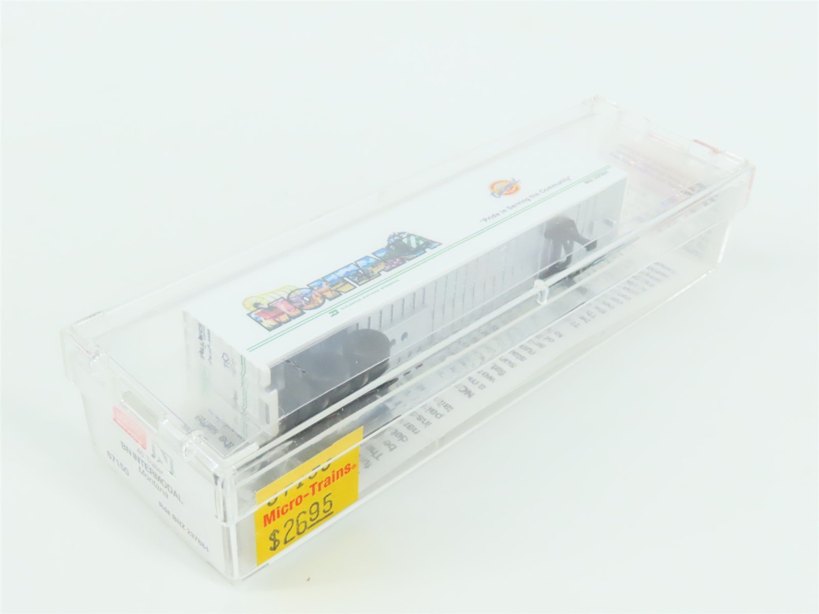 N Scale Micro-Trains MTL 67150 BNZ Intermodal Montana 45' Trailer #237884