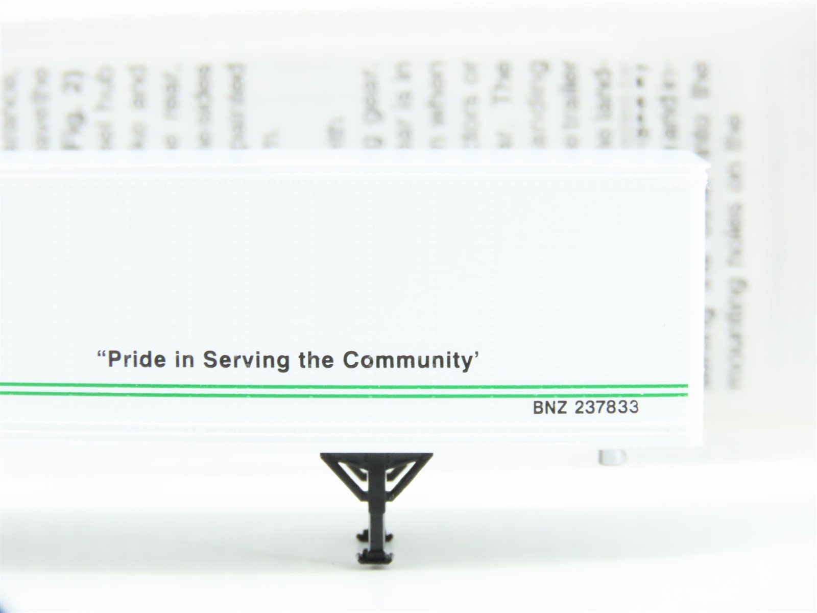 N Scale Micro-Trains MTL 67180 BNZ Intermodal Dallas 45' Trailer #237833