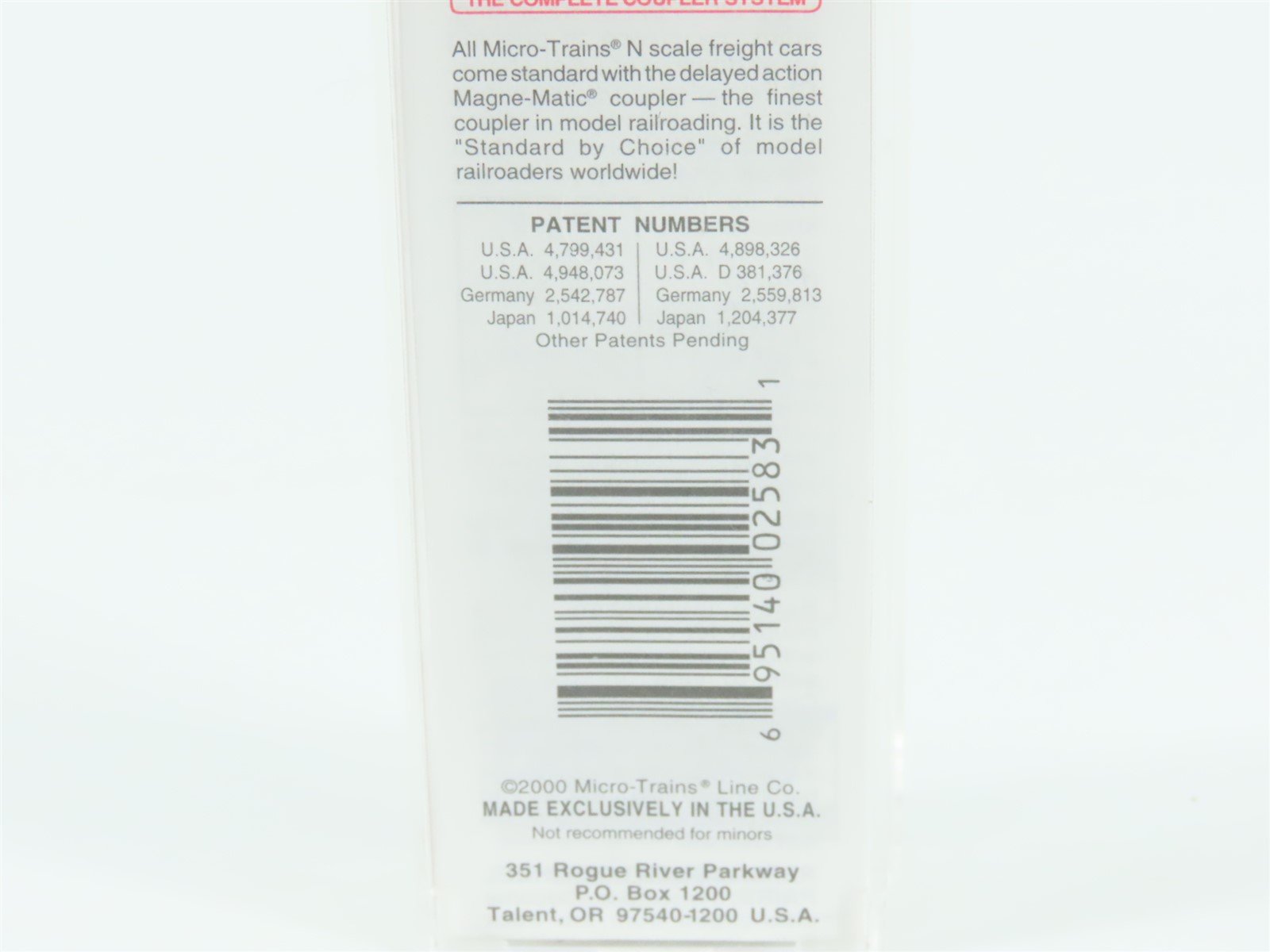 N Scale Micro-Trains MTL 67180 BNZ Intermodal Dallas 45' Trailer #237833