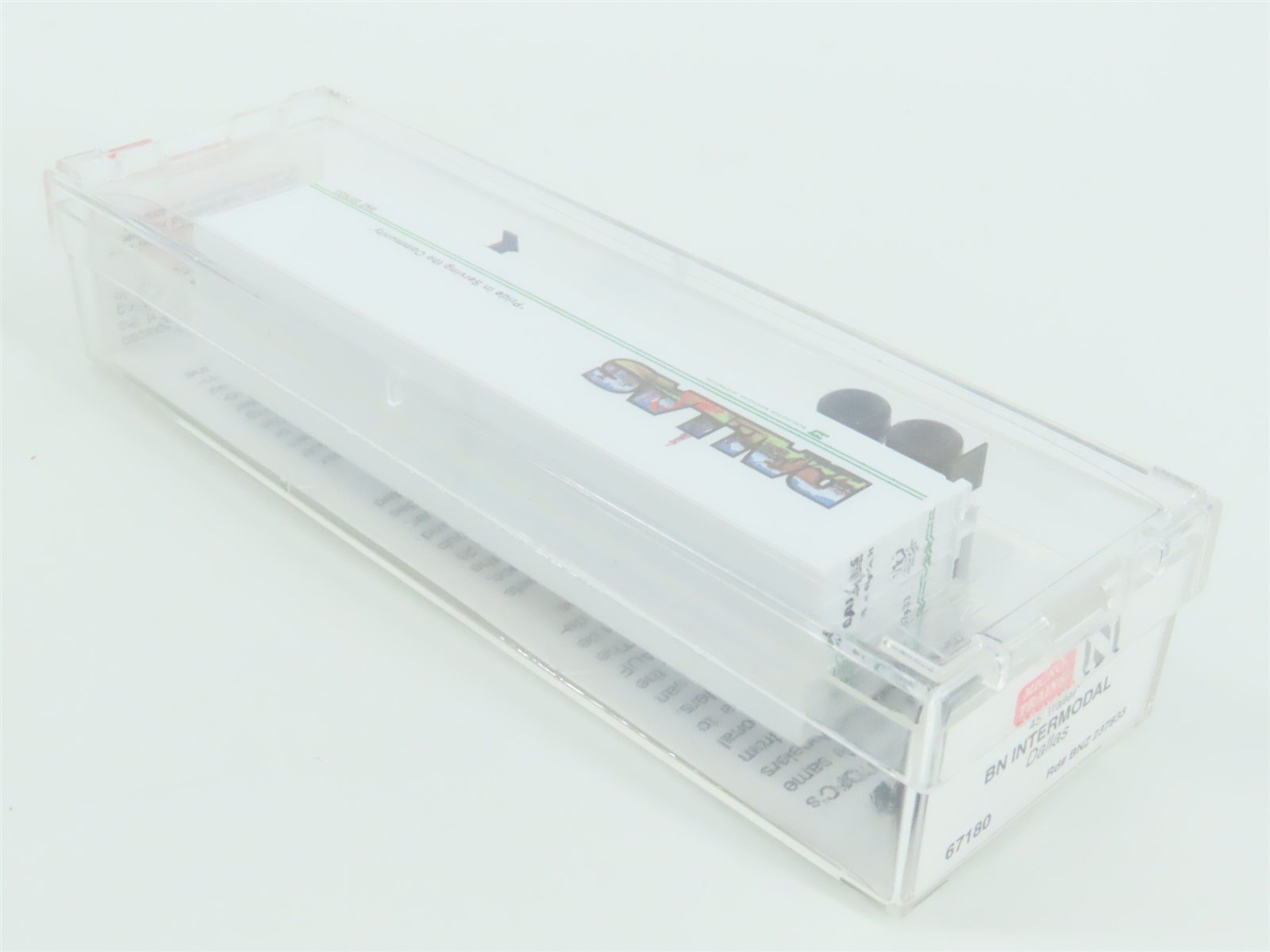 N Scale Micro-Trains MTL 67180 BNZ Intermodal Dallas 45' Trailer #237833