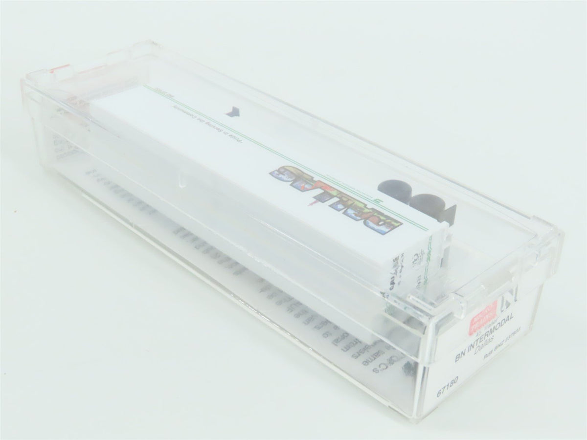N Scale Micro-Trains MTL 67180 BNZ Intermodal Dallas 45&#39; Trailer #237833