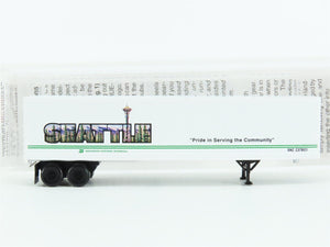 N Scale Micro-Trains MTL 67200 BNZ Intermodal Seattle 45' Trailer #237801