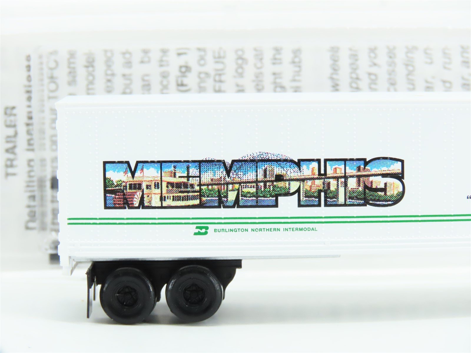 N Scale Micro-Trains MTL 67190 BNZ Intermodal Memphis 45' Trailer #237875