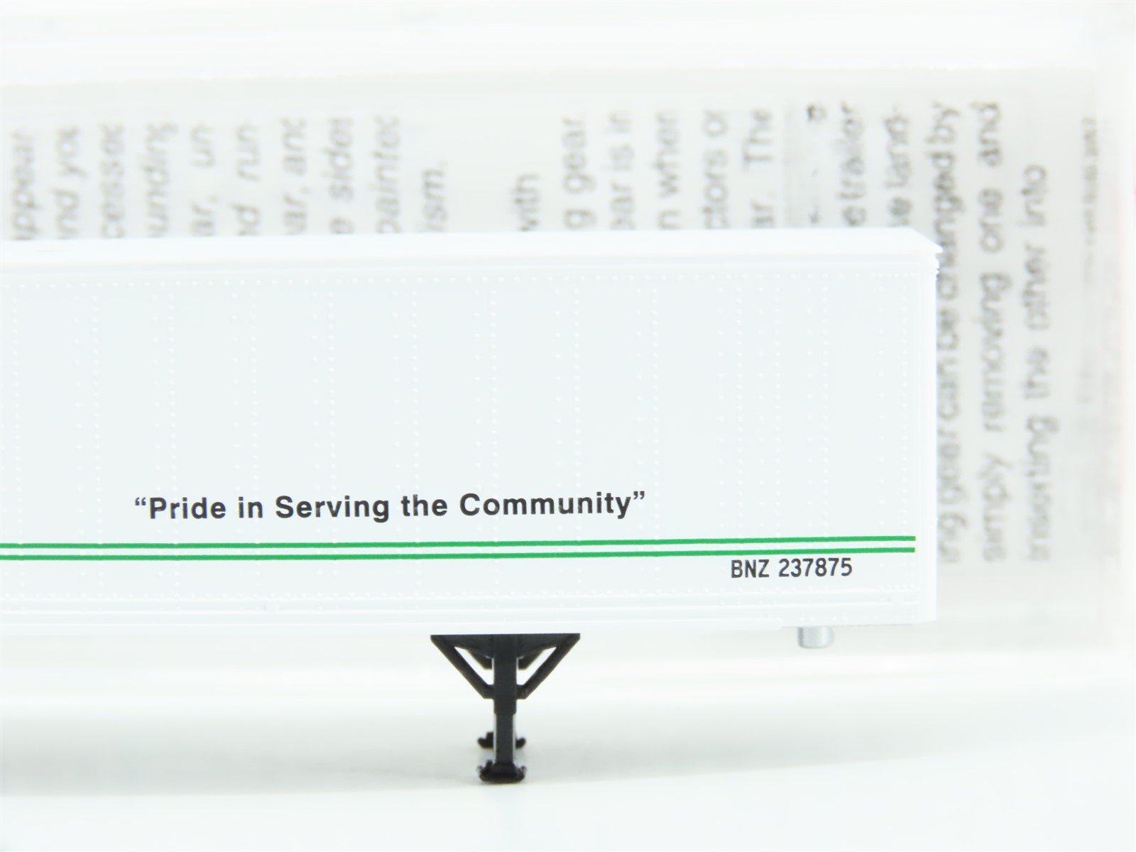 N Scale Micro-Trains MTL 67190 BNZ Intermodal Memphis 45' Trailer #237875