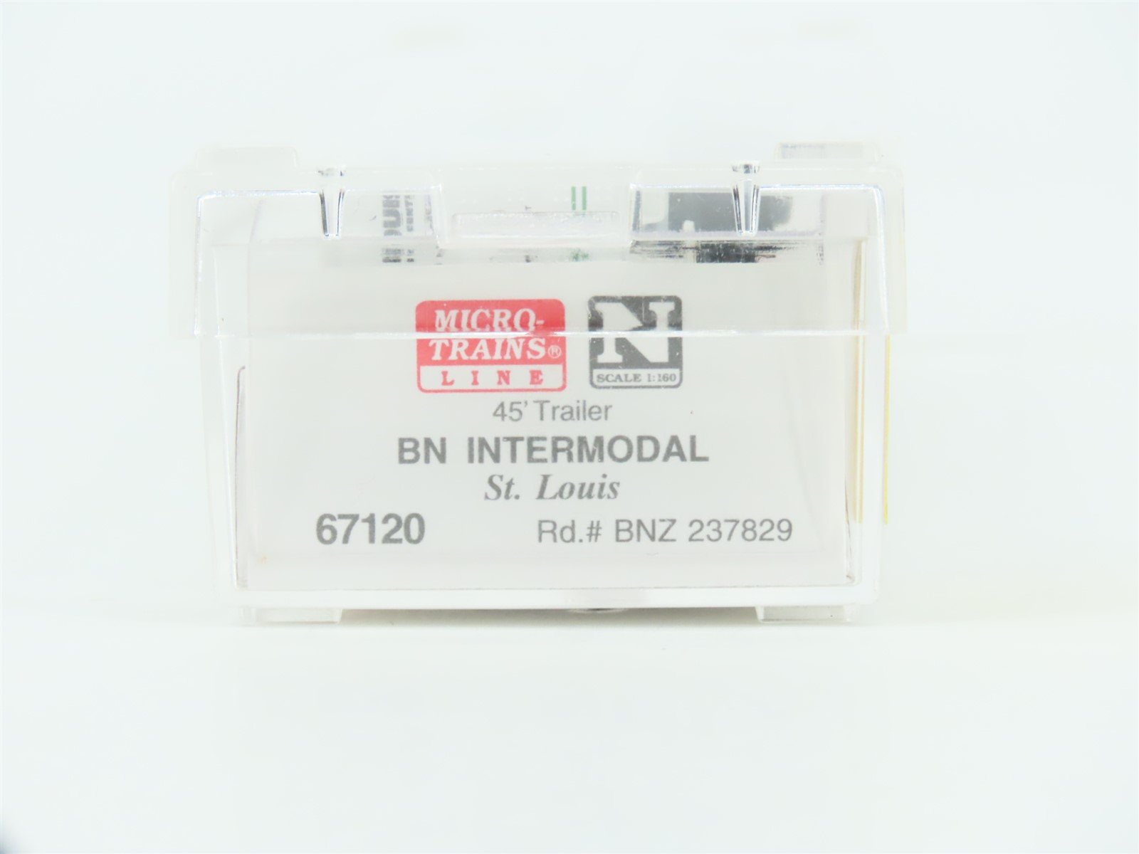 N Scale Micro-Trains MTL 67120 BNZ Intermodal St Louis 45' Trailer #237829