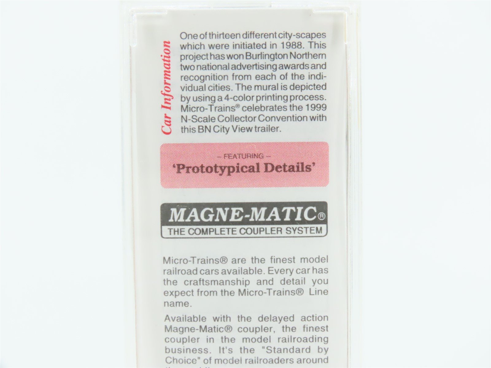 N Scale Micro-Trains MTL 67120 BNZ Intermodal St Louis 45' Trailer #237829