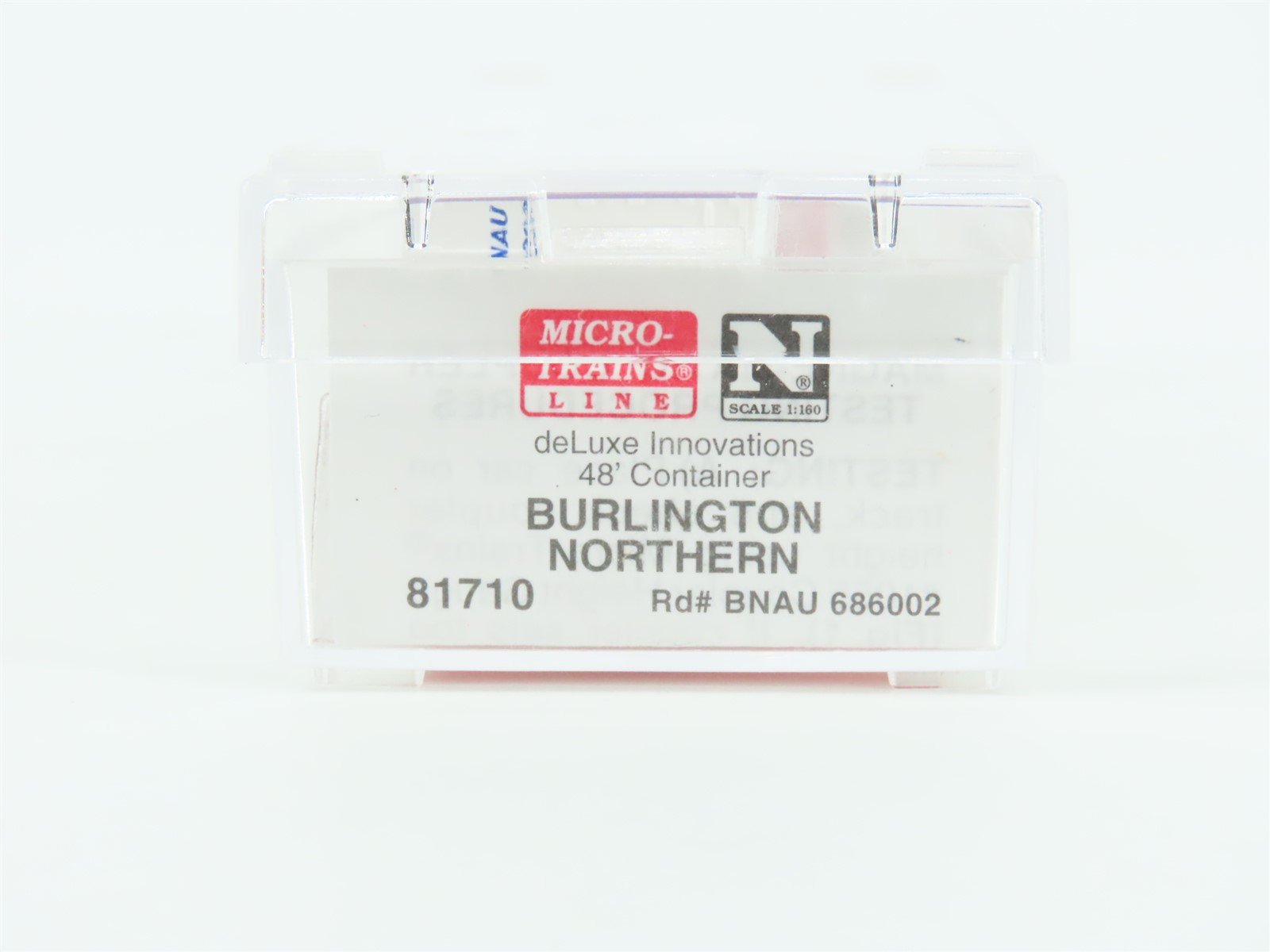 N deLuxe Innovations Micro-Trains MTL 81710 BNAU Atlanta 48' Container #686002
