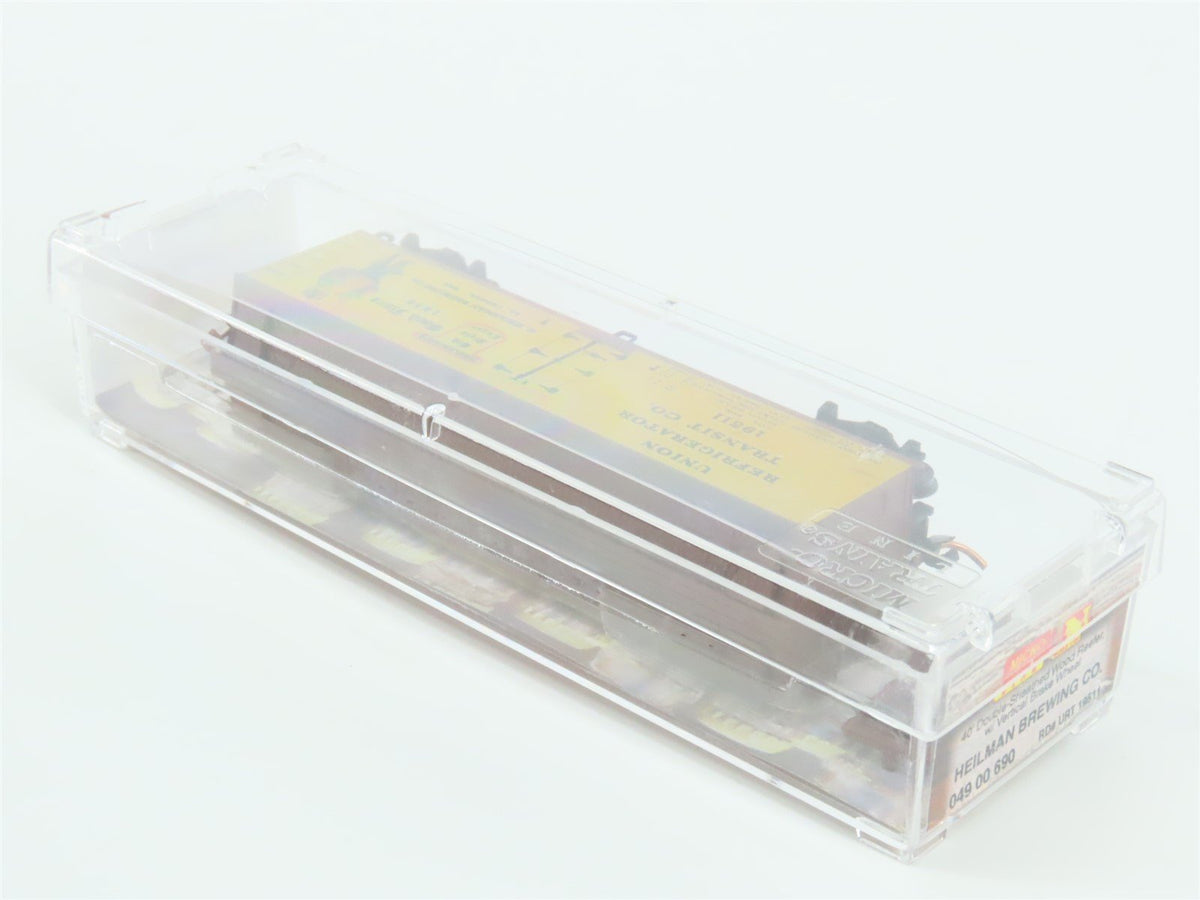 N Scale Micro-Trains MTL 04900690 URT Heilman Brewing Co. 40&#39; Wood Reefer #19511