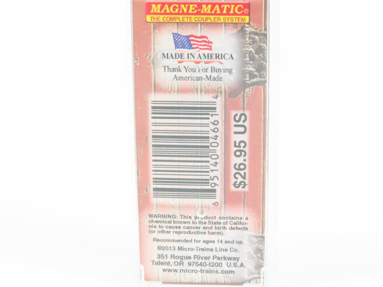 N Scale Micro-Trains MTL 05800170 GARE Schott's Brewing 36' Wood Reefer #9905