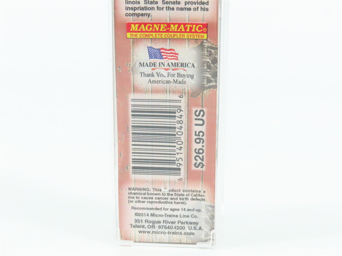 N Scale Micro-Trains MTL 05800546 MDBX Senate Brewing Co. 36&#39; Wood Reefer #100