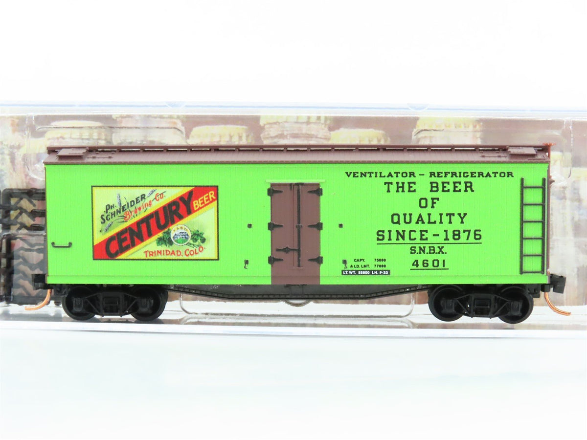 N Scale Micro-Trains MTL 04900680 SNBX Century Beer 40&#39; Wood Reefer #4601