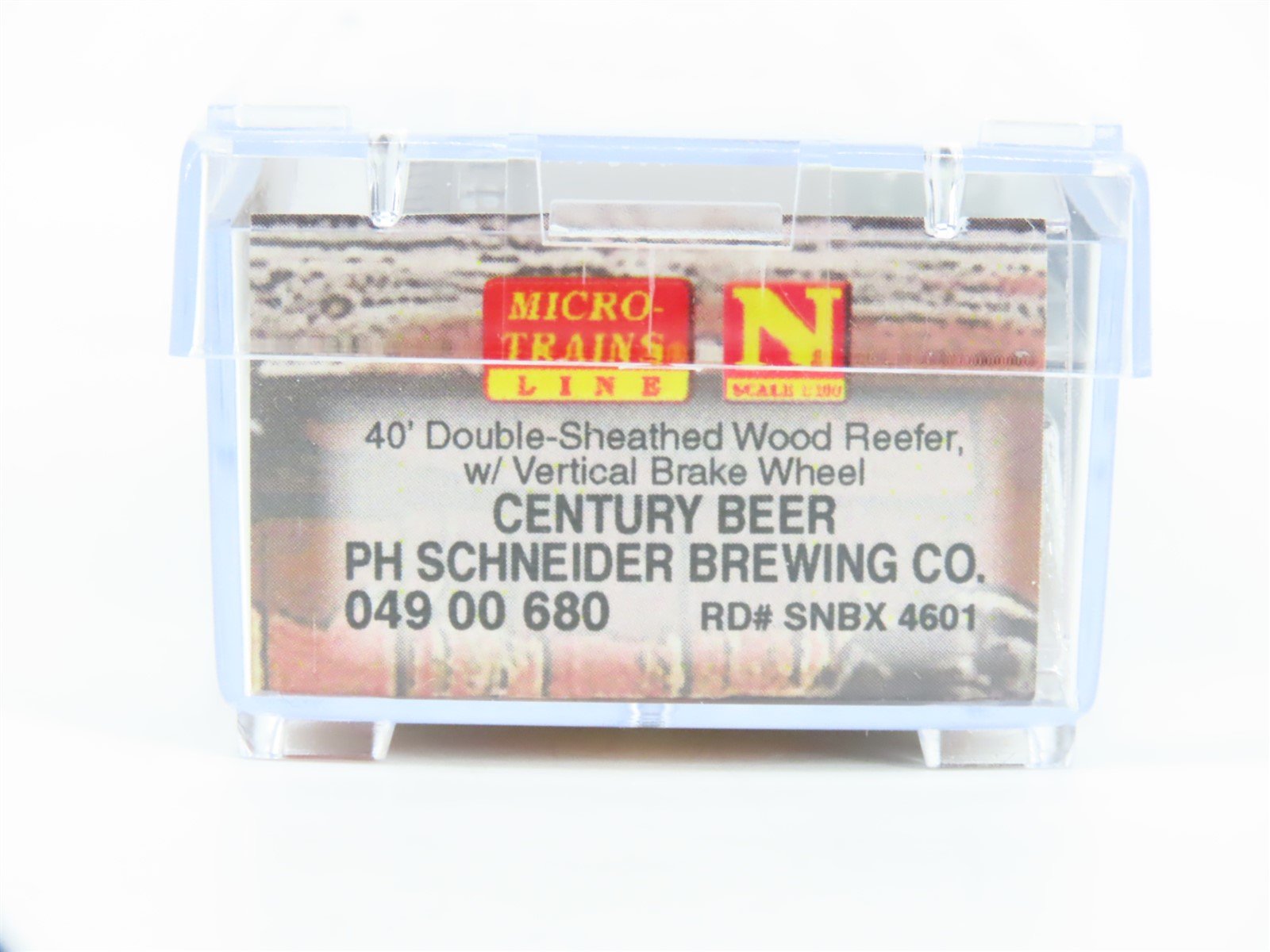 N Scale Micro-Trains MTL 04900680 SNBX Century Beer 40' Wood Reefer #4601