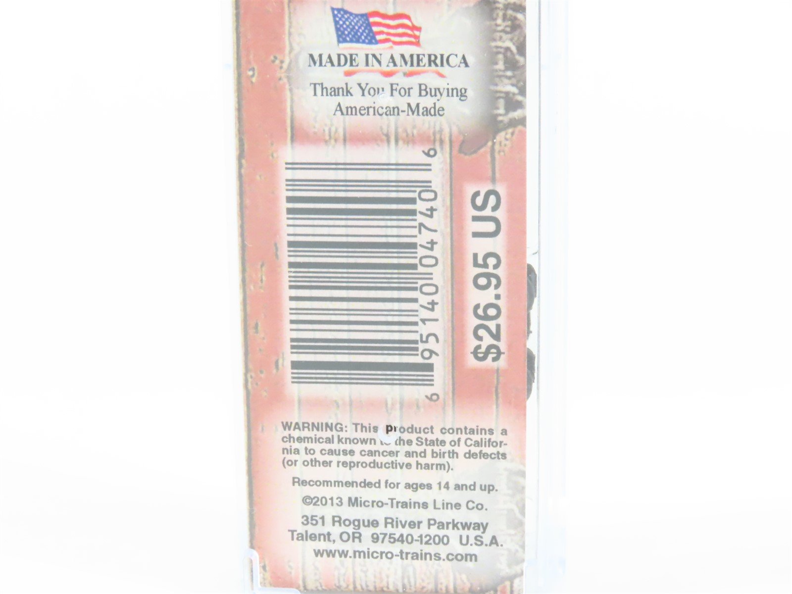 N Scale Micro-Trains MTL 04900680 SNBX Century Beer 40' Wood Reefer #4601