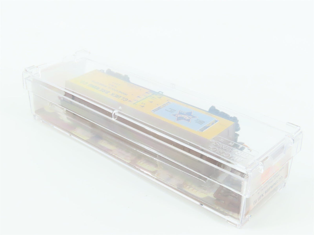 N Scale Micro-Trains MTL 04900660 NRCC Gluek Brewing Co. 40&#39; Wood Reefer #3353