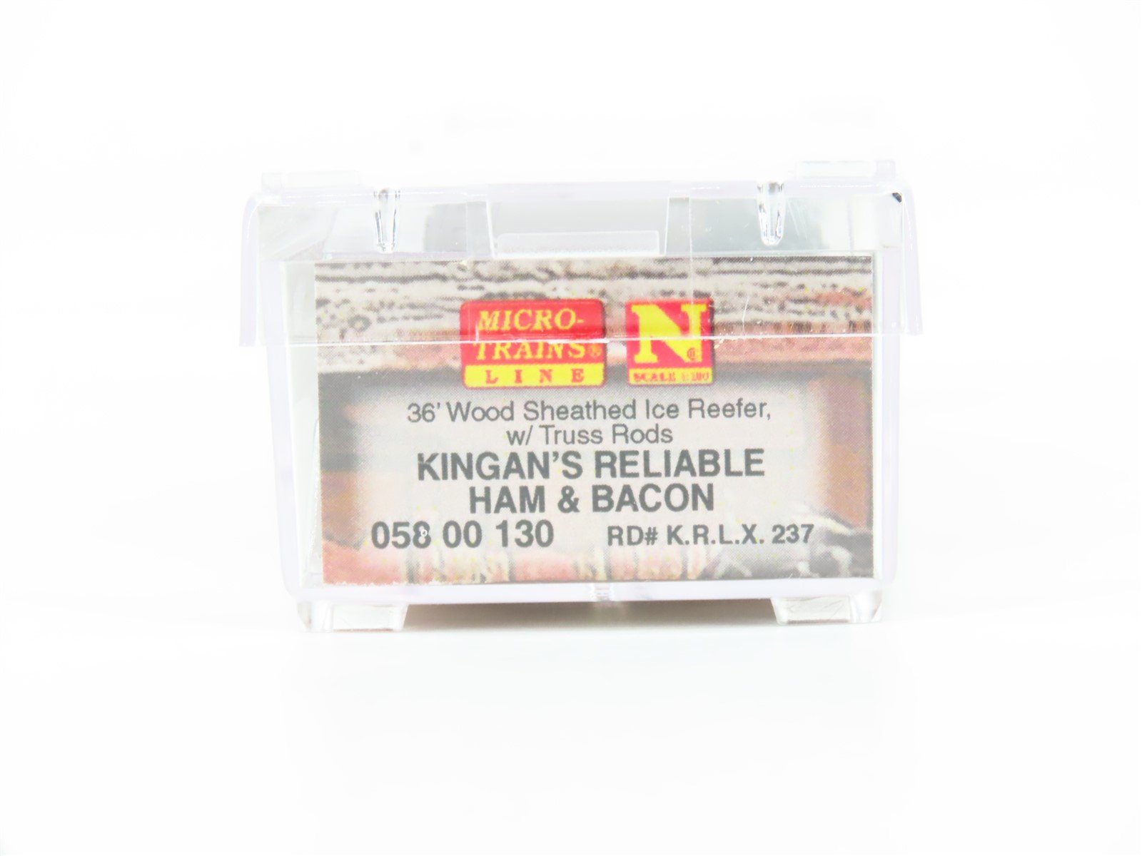 N Micro-Trains MTL 05800130 KRLX Kingan's Reliable Ham & Bacon 36' Reefer #237