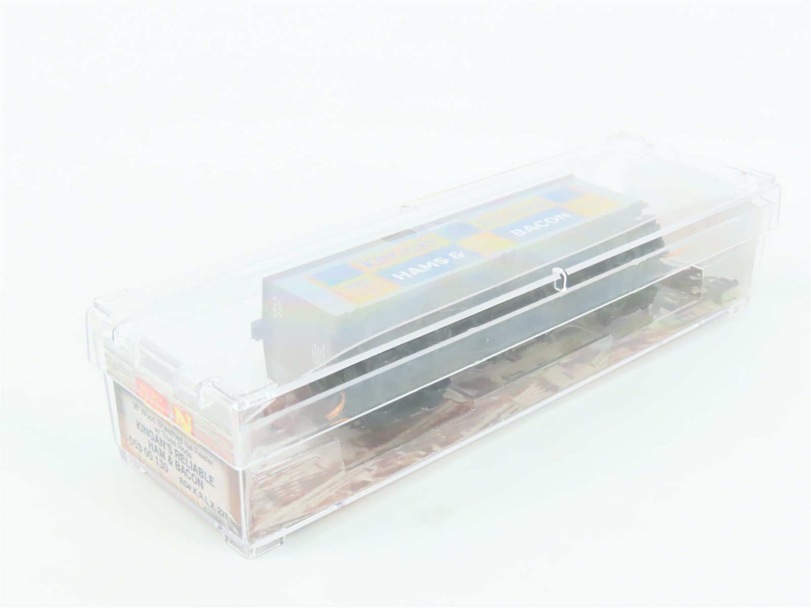 N Micro-Trains MTL 05800130 KRLX Kingan's Reliable Ham & Bacon 36' Reefer #237
