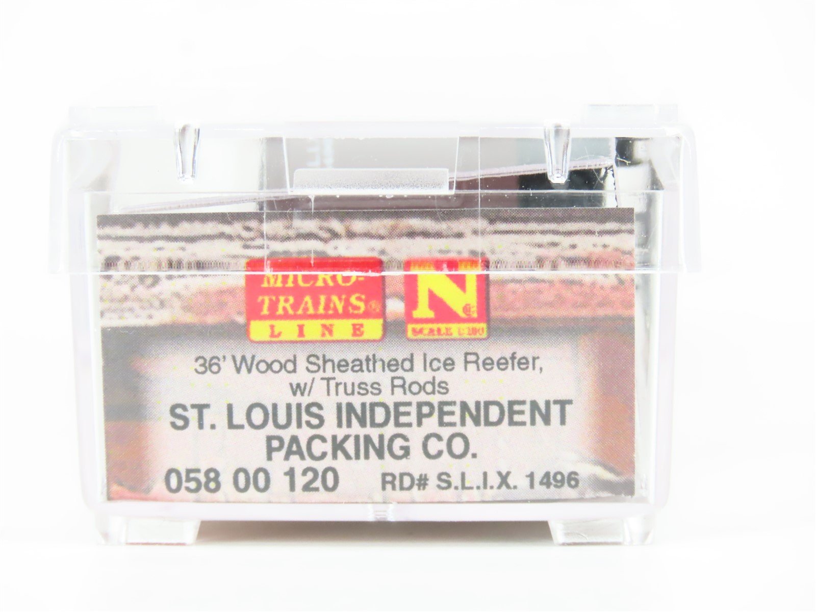 N Scale Micro-Trains MTL 05800120 SLIX St Louis Independent 36' Reefer #1496