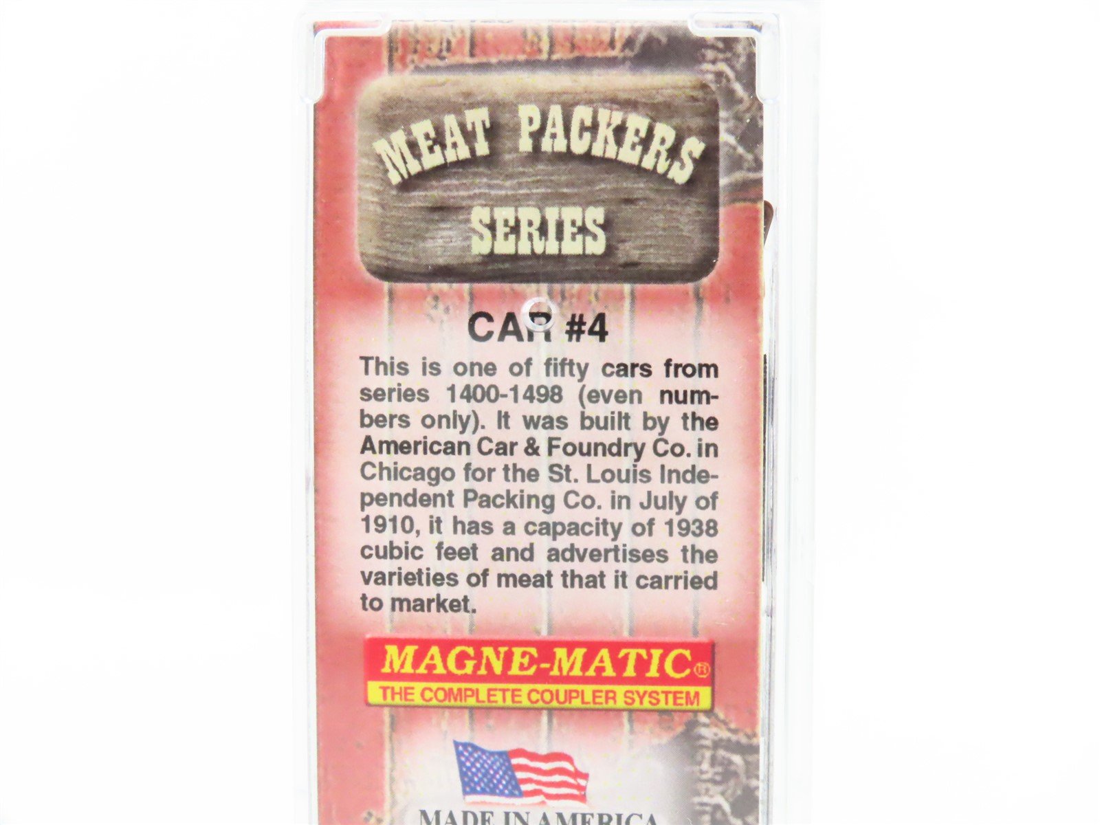 N Scale Micro-Trains MTL 05800120 SLIX St Louis Independent 36' Reefer #1496