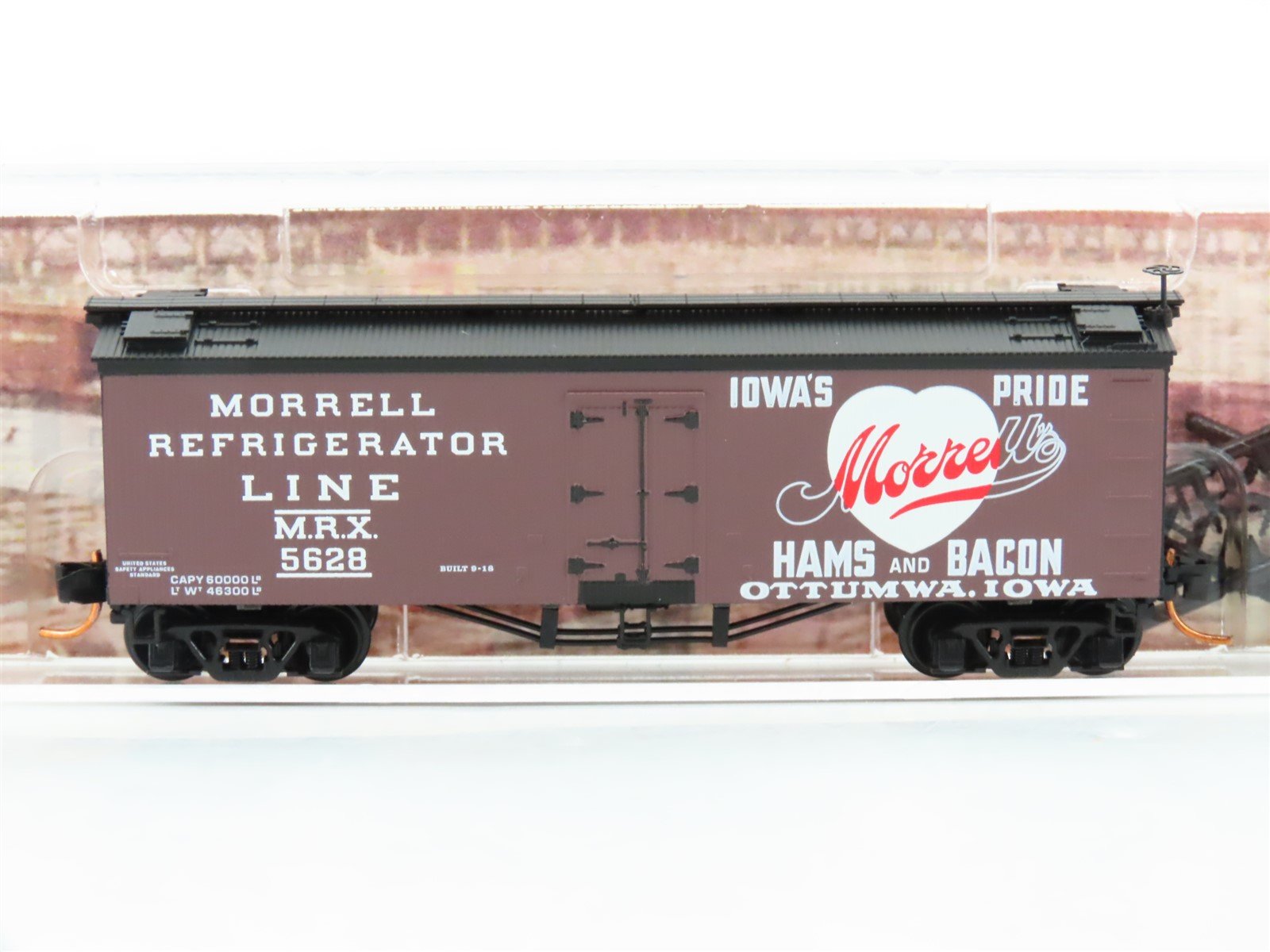 N Scale Micro-Trains MTL 05800110 MRX Morrell Refrigerator Line 36' Reefer #5628