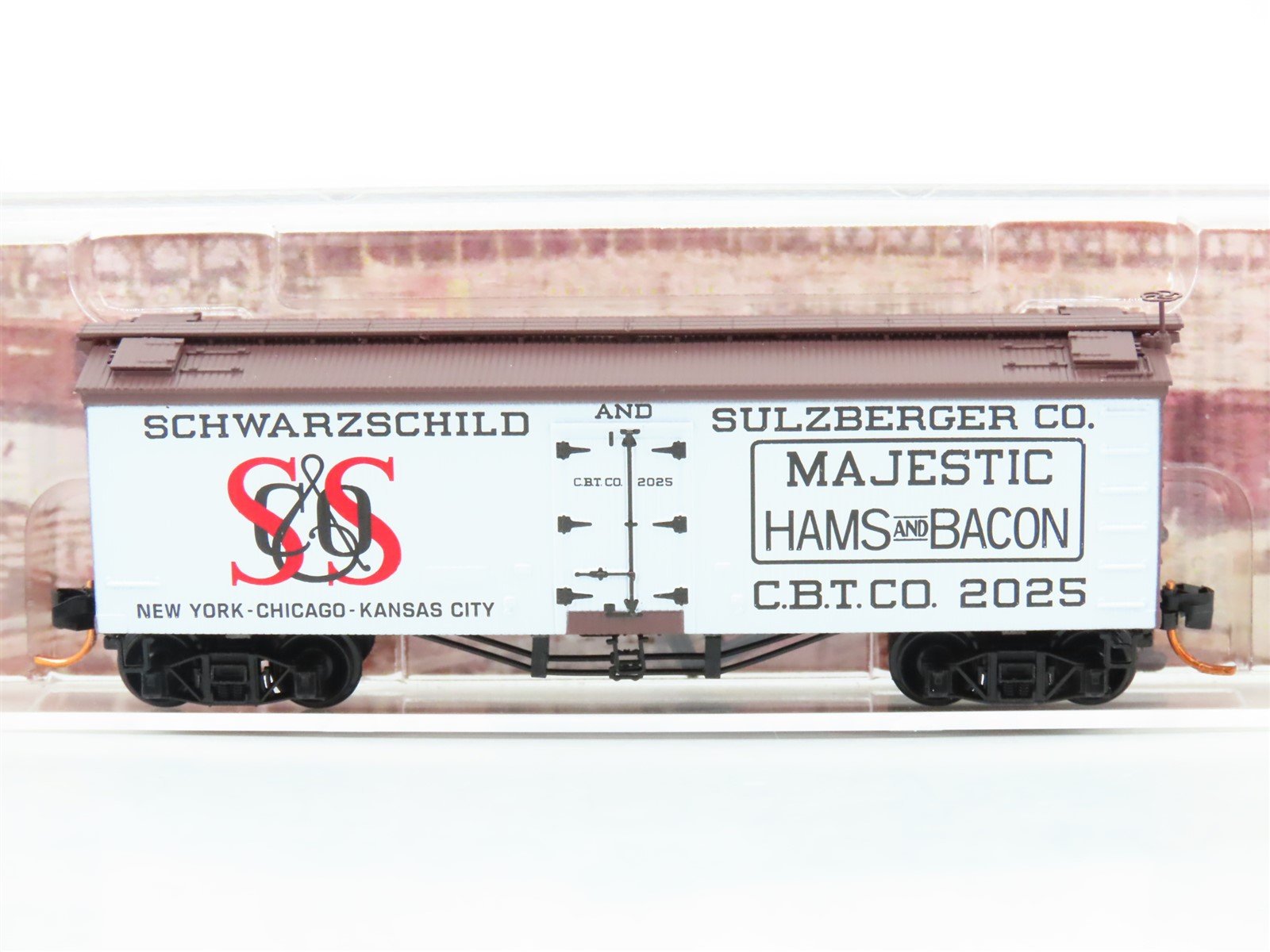 N Micro-Trains MTL 05800150 CBTCO Schwarzschild & Sulzberger 36' Reefer #2025
