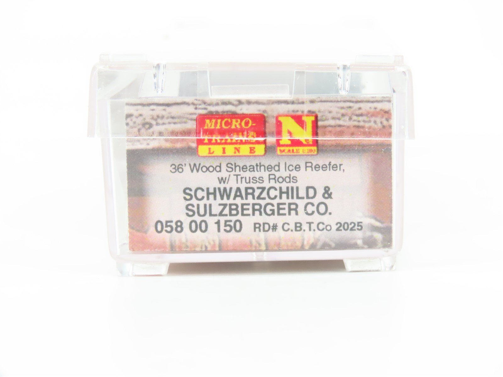 N Micro-Trains MTL 05800150 CBTCO Schwarzschild & Sulzberger 36' Reefer #2025