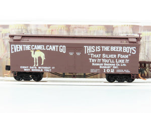 N Scale Micro-Trains MTL 05800180 SBCO Sudbury Brewing Co. 36' Wood Reefer #102