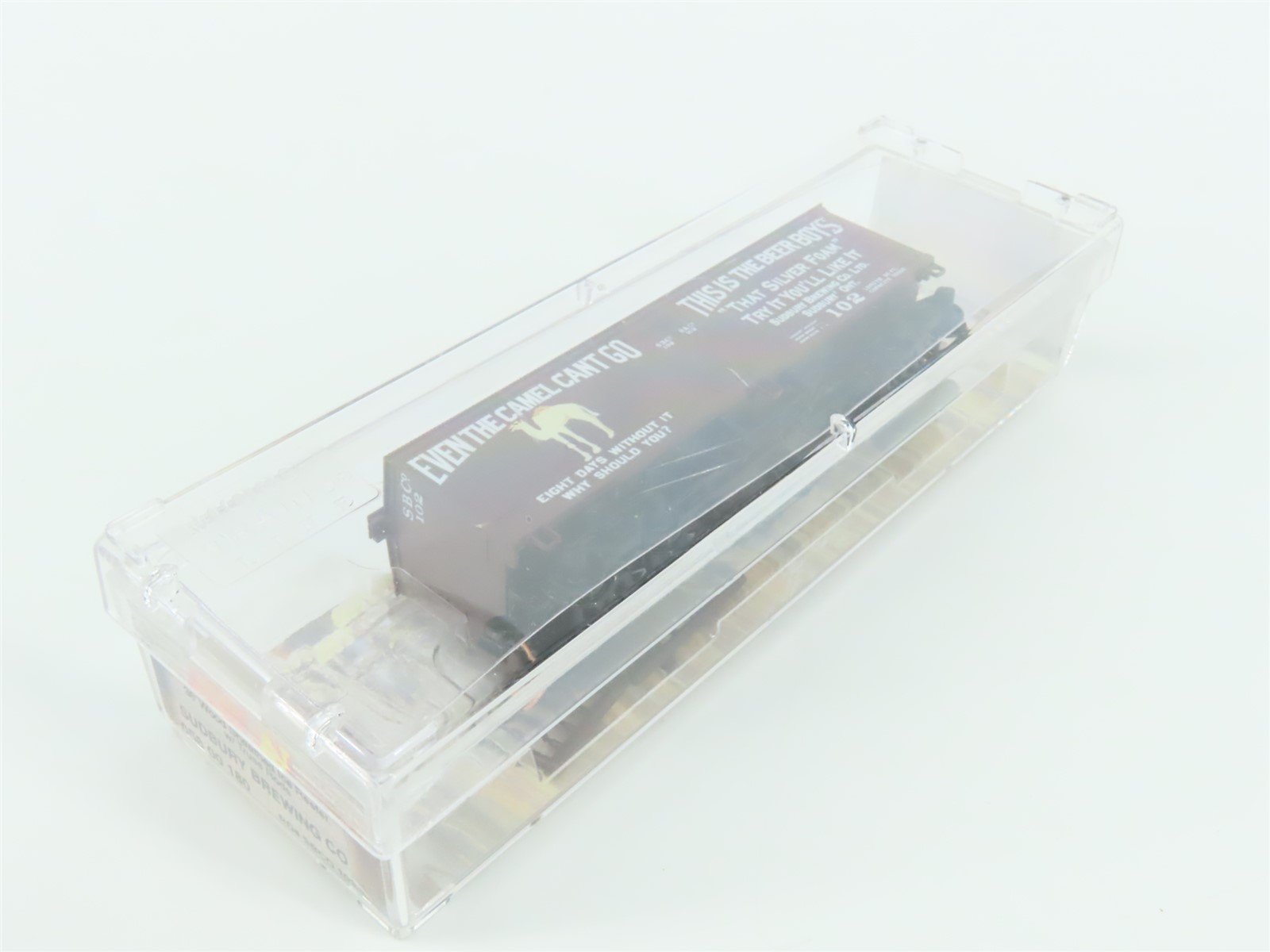 N Scale Micro-Trains MTL 05800180 SBCO Sudbury Brewing Co. 36' Wood Reefer #102