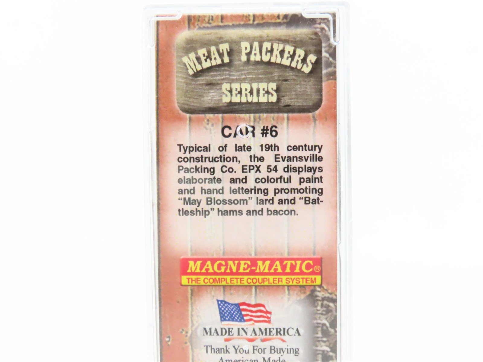 N Scale Micro-Trains MTL 05800140 EPX Evansville Packing Co. 36' Wood Reefer #54