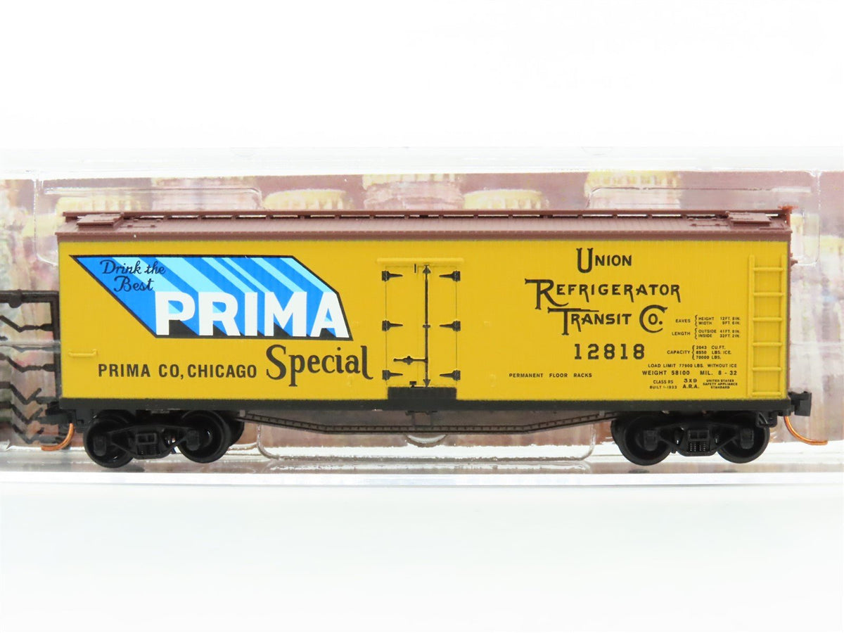 N Scale Micro-Trains MTL 04900650 URTC Prima Special 40&#39; Wood Reefer #12818